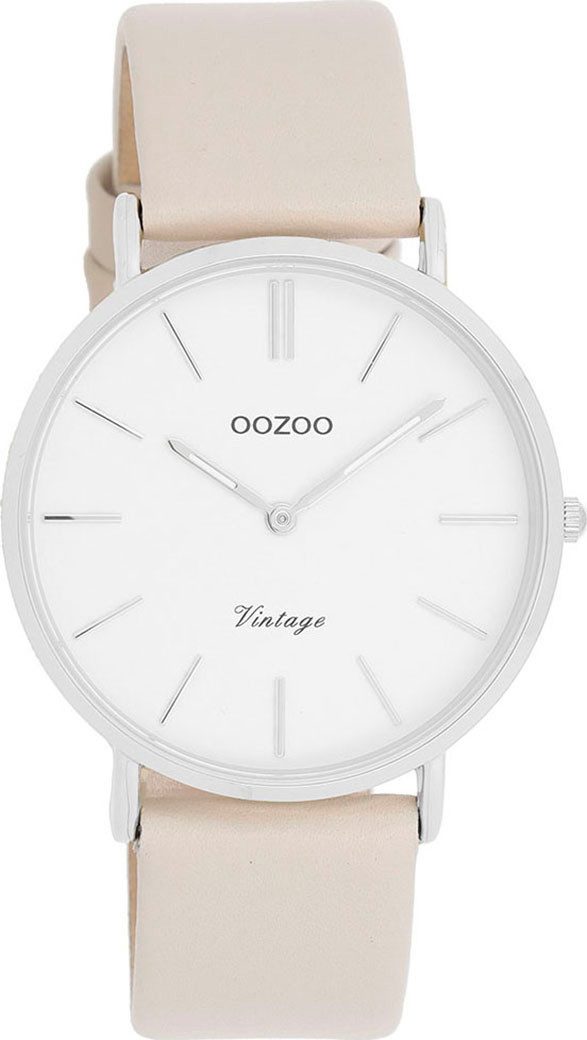 OOZOO Quarzuhr C20390, Armbanduhr, Damenuhr, Lederarmband, günstig online kaufen