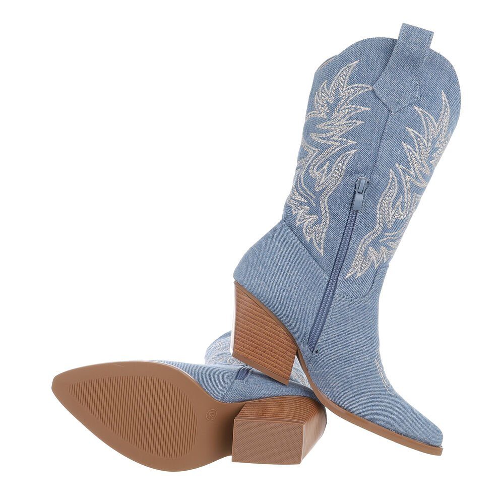 Ital-Design Damen Cowboyboots Western Westernstiefel (84463157) günstig online kaufen