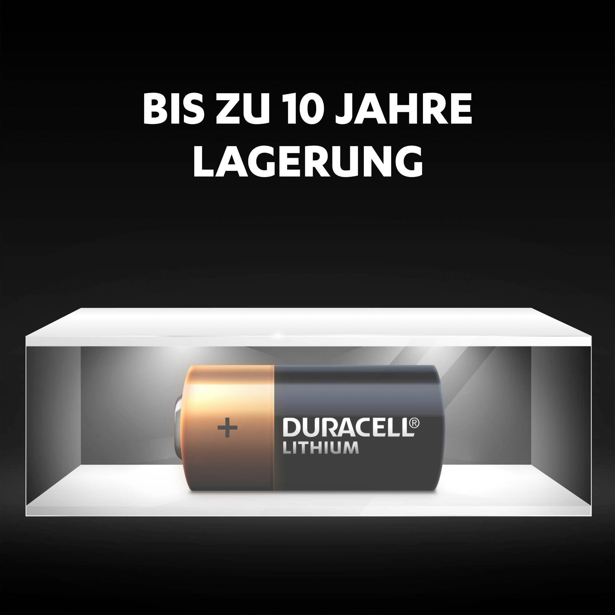 (1 St) Duracell 1x Batterie, CR123A Photo
