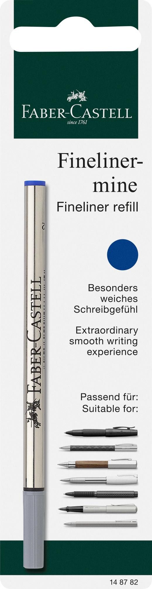 Faber-Castell Malstift Faber Castell Finelinermine für Slim 0,4 mm blau