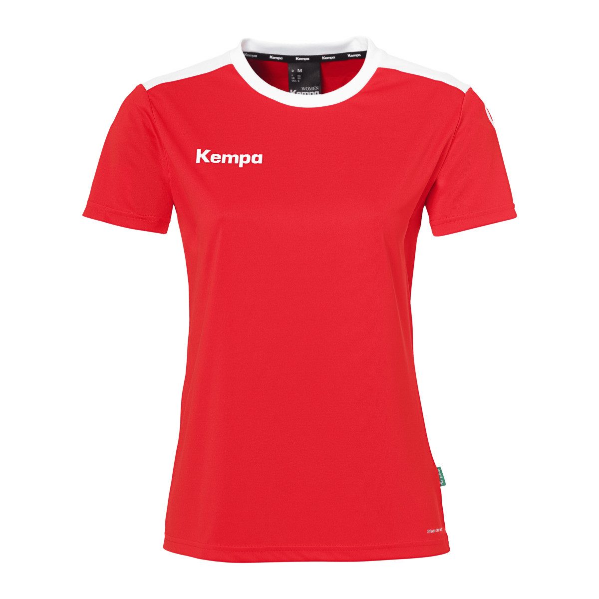 Trainingsshirt Emotion 27 (100% Polyester) rot/weiss Damen