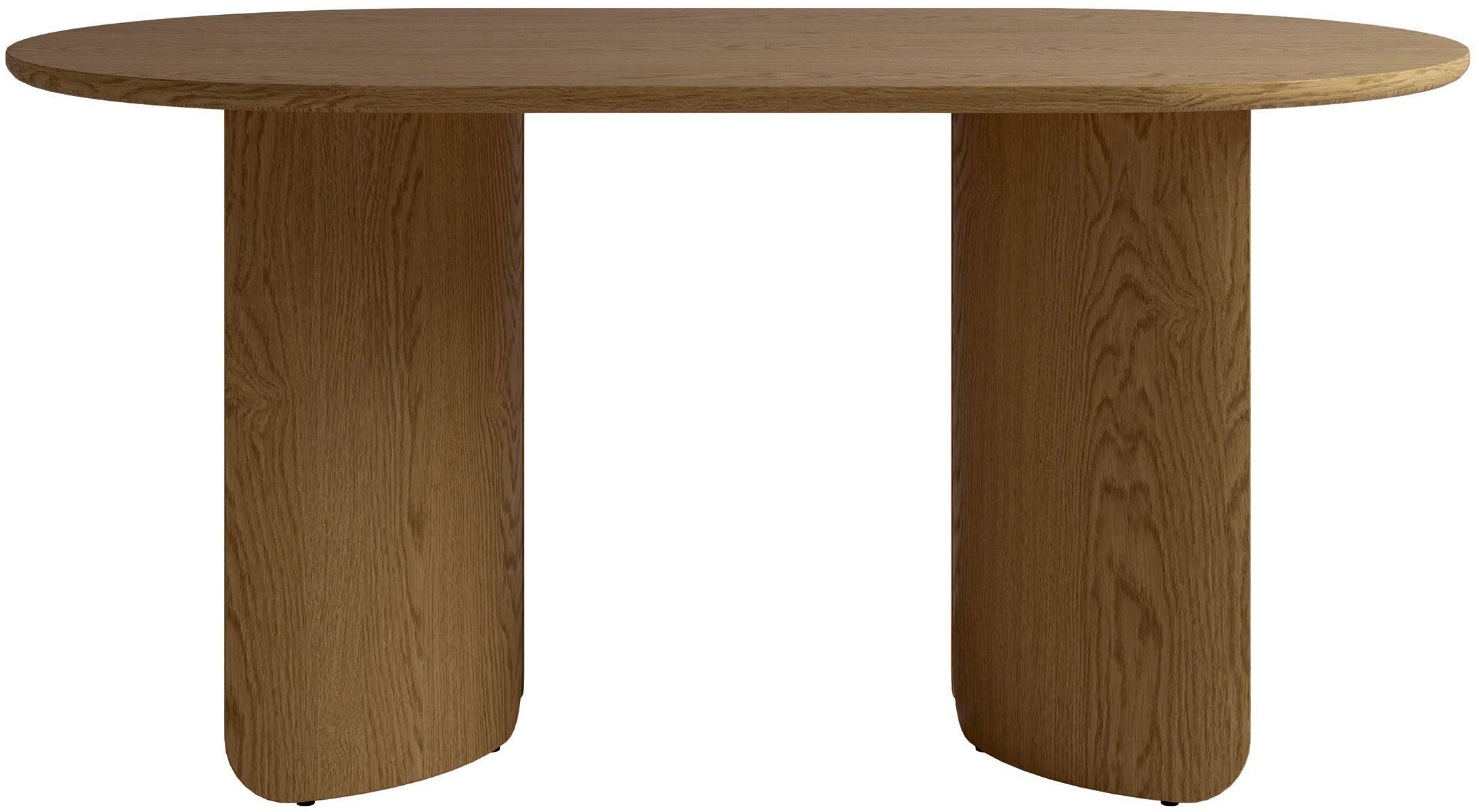 SCHÖNER WOHNEN-Kollektion Esstisch GRIMSTAD (1-St), in 160 cm oder 200 cm, mit variabel montierbarem Untergestell