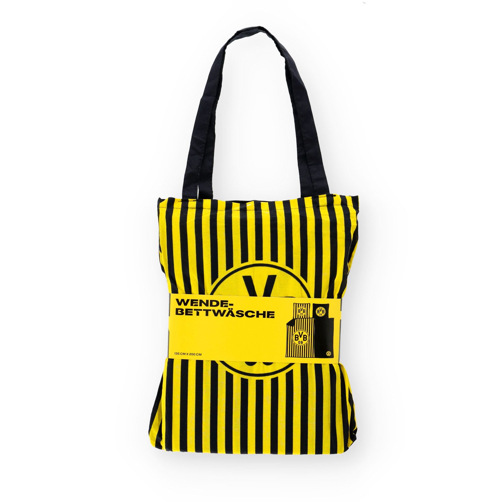 BVB Bettwäsche BVB Wendebettwäsche Streifen 135 x 200cm, Baumwolle, 2 teilig – Bild 4 von 5