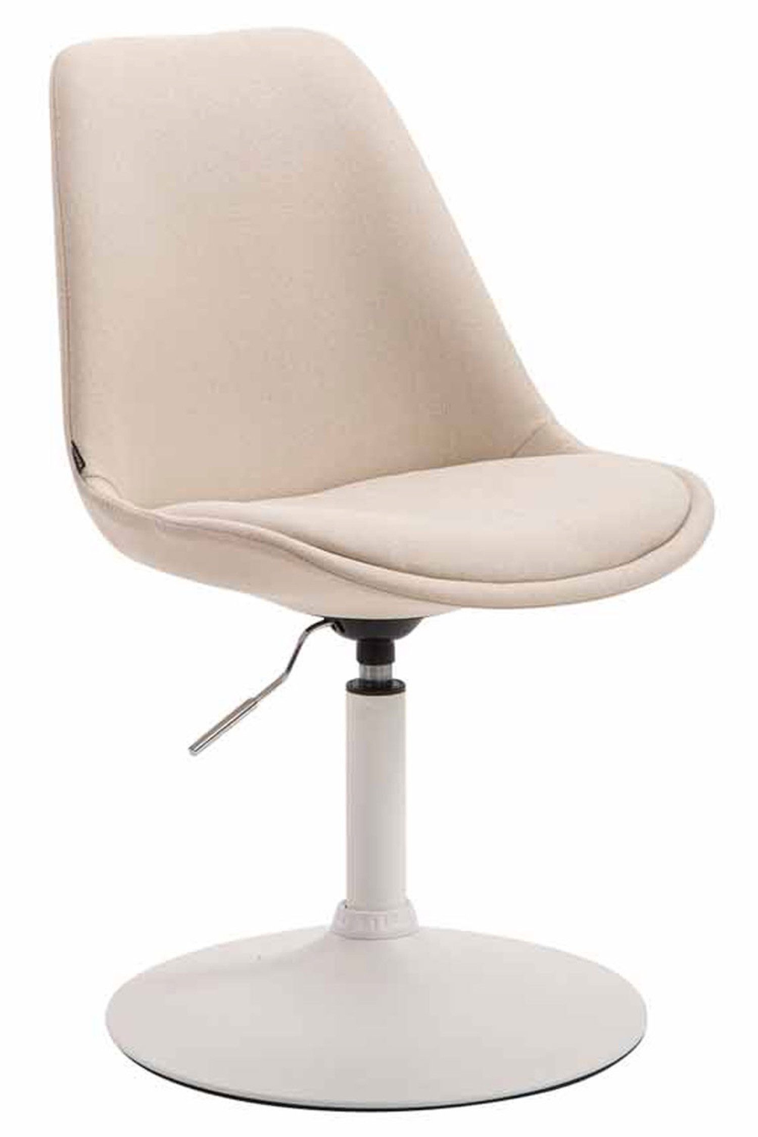 TPFLiving Esszimmerstuhl Mavic (Pflegeleichte Oberflächen & robuste Materialien, 1 St), Maße (TxBxH): 57 x 48 x 76cm - Farbe: creme