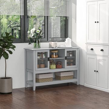 HOMCOM Sideboard Küchenschrank