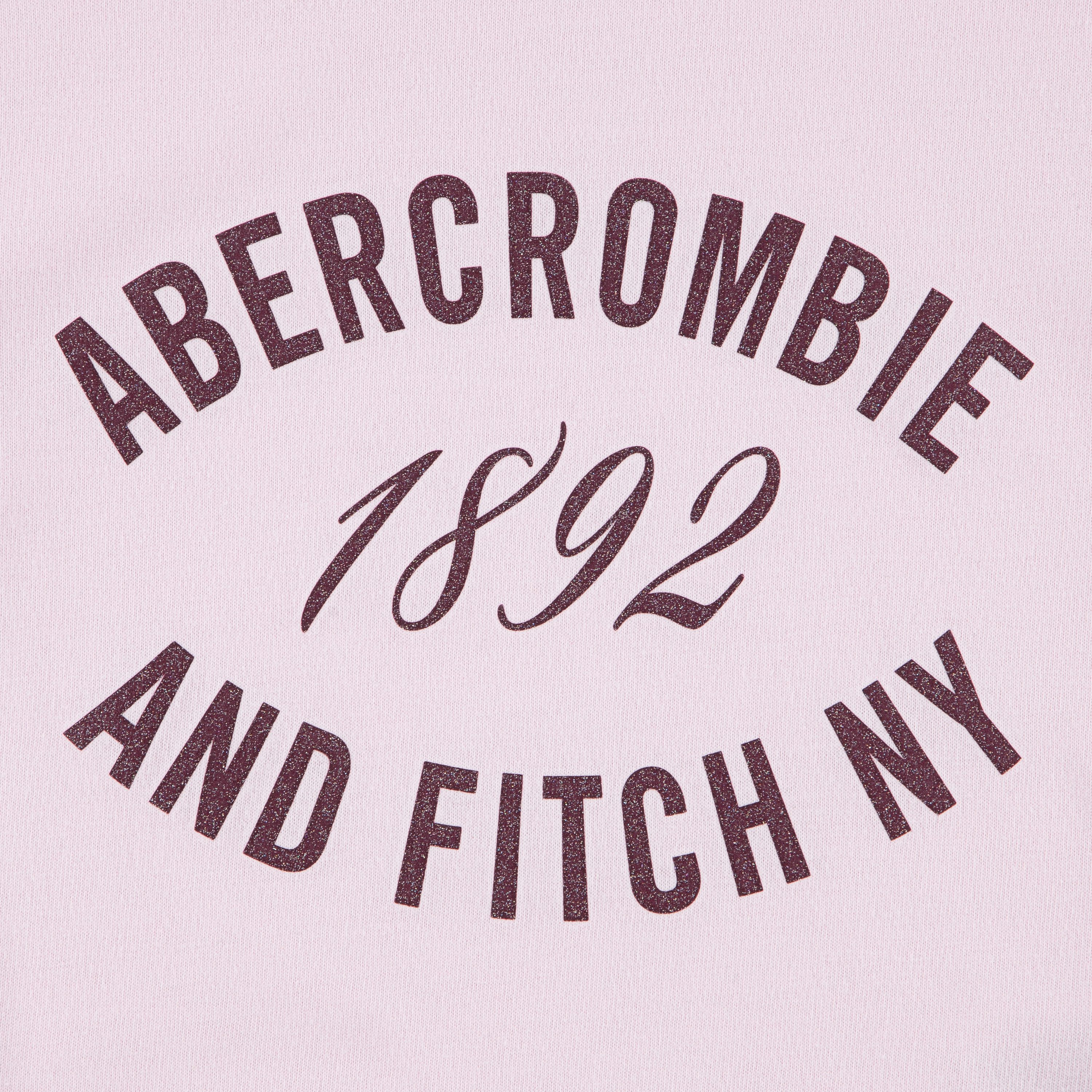 Abercrombie Kids T-Shirt AFG ANF 1892 RUCHED TEE mit Print und Raffung, for girls