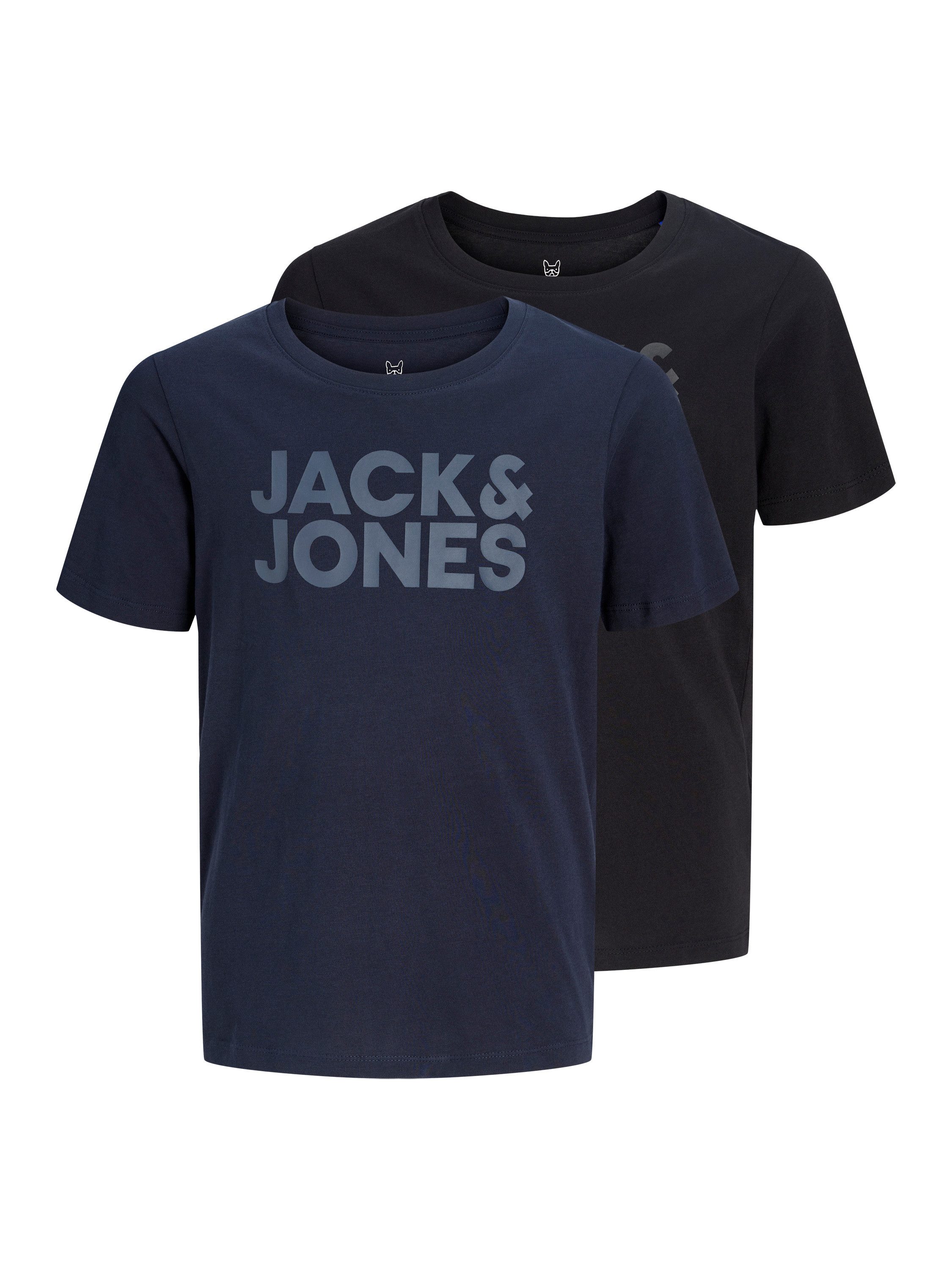 Jack & Jones Junior T-Shirt JJECORP LOGO TEE SS CN 2PK MP NOOS JNR (Packung, 2-tlg)