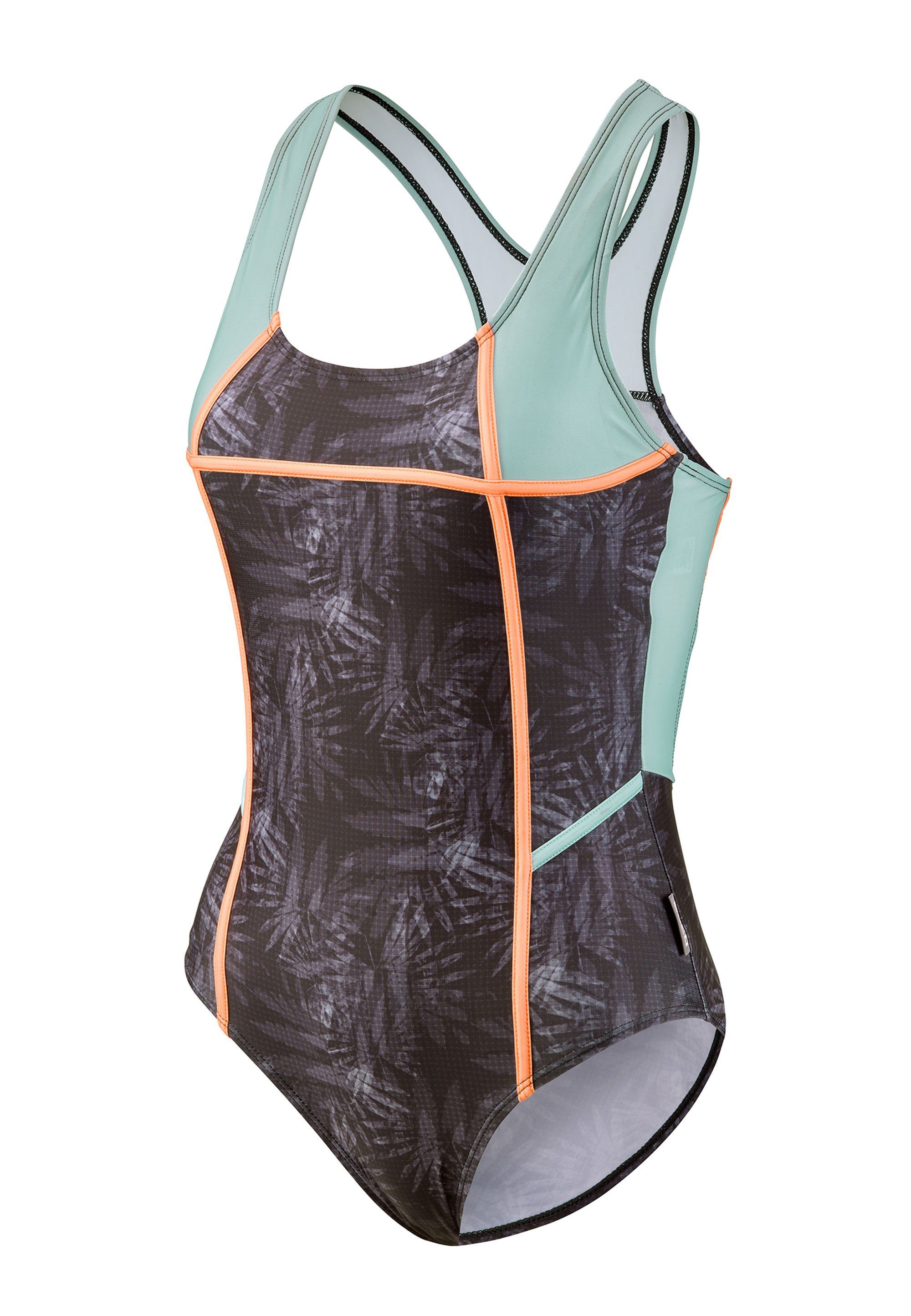 Beco Beermann Badeanzug BEactive Night Jungle Maxpower Suit (1-St) aus recyceltem Material