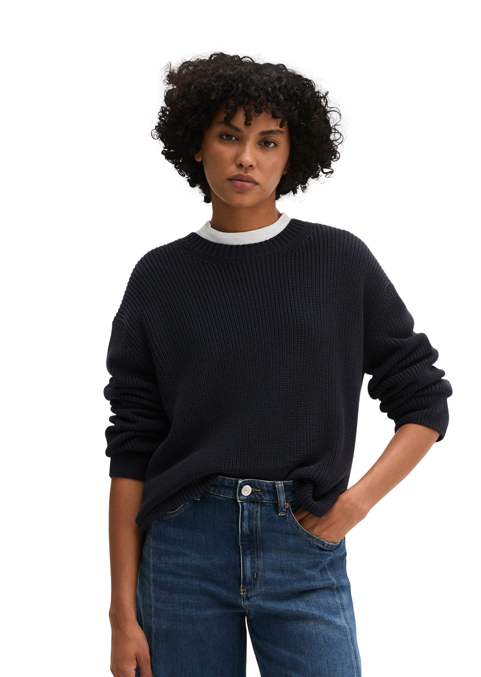 Marc O'Polo Strickpullover aus Heavy-Weight-Organic-Cotton