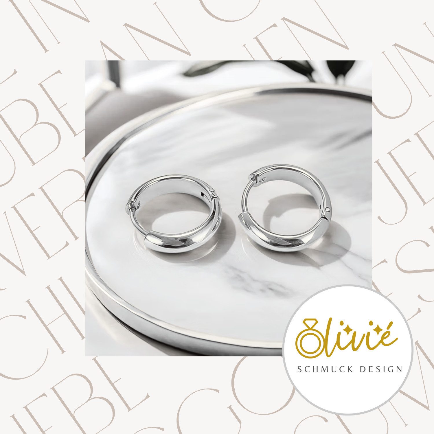 XCOAST Ohrhänger-Set Damen-Ohrringe Creolen aus Edelstahl – Silber, hypoallergen, zeitlos (Minimalistische Ohrringe Damen, 2-tlg., 1 Paar Silberohrringe im Schmucketui), runde Creolen, edel verabeitet, elegant, vielseitig kombinierbar