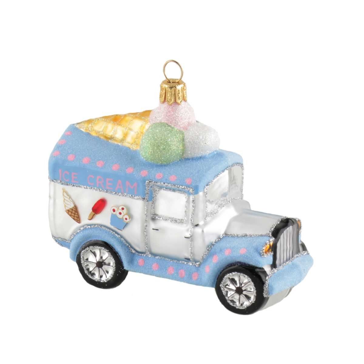 440s Christbaumschmuck 440s Christbaum-Hänger Eiscreme Wagen (1-tlg)