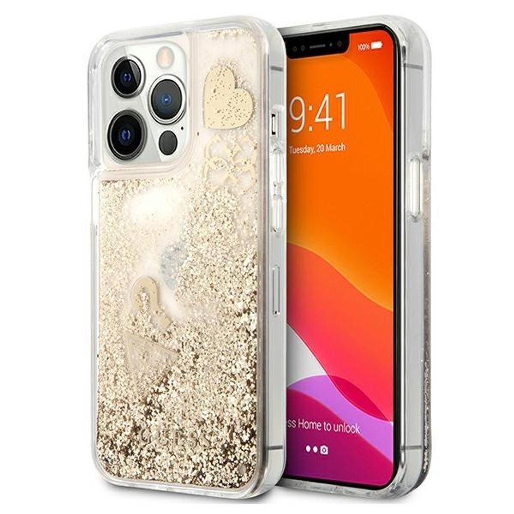 Guess Handyhülle Guess GUHCP13LGLHFLGO iPhone 13 Pro / 13 6.1" gold