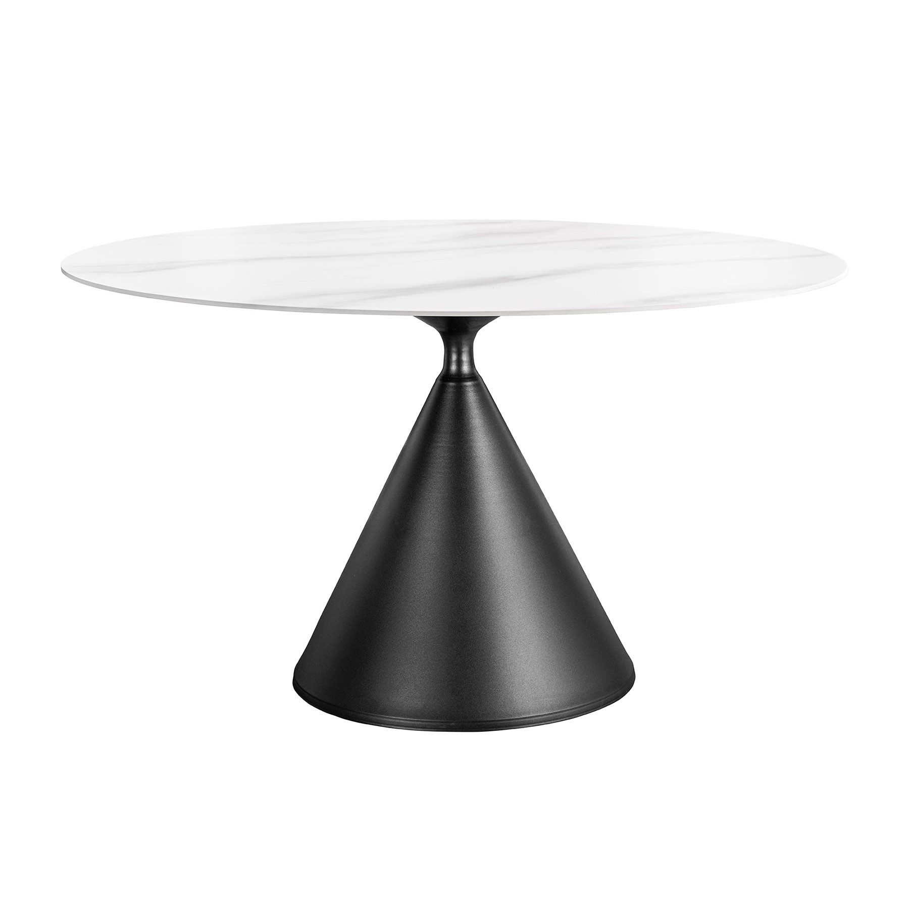 riess-ambiente Esstisch SIGNATURE 135cm weiß/schwarz - Keramik, Metall, Säu günstig online kaufen