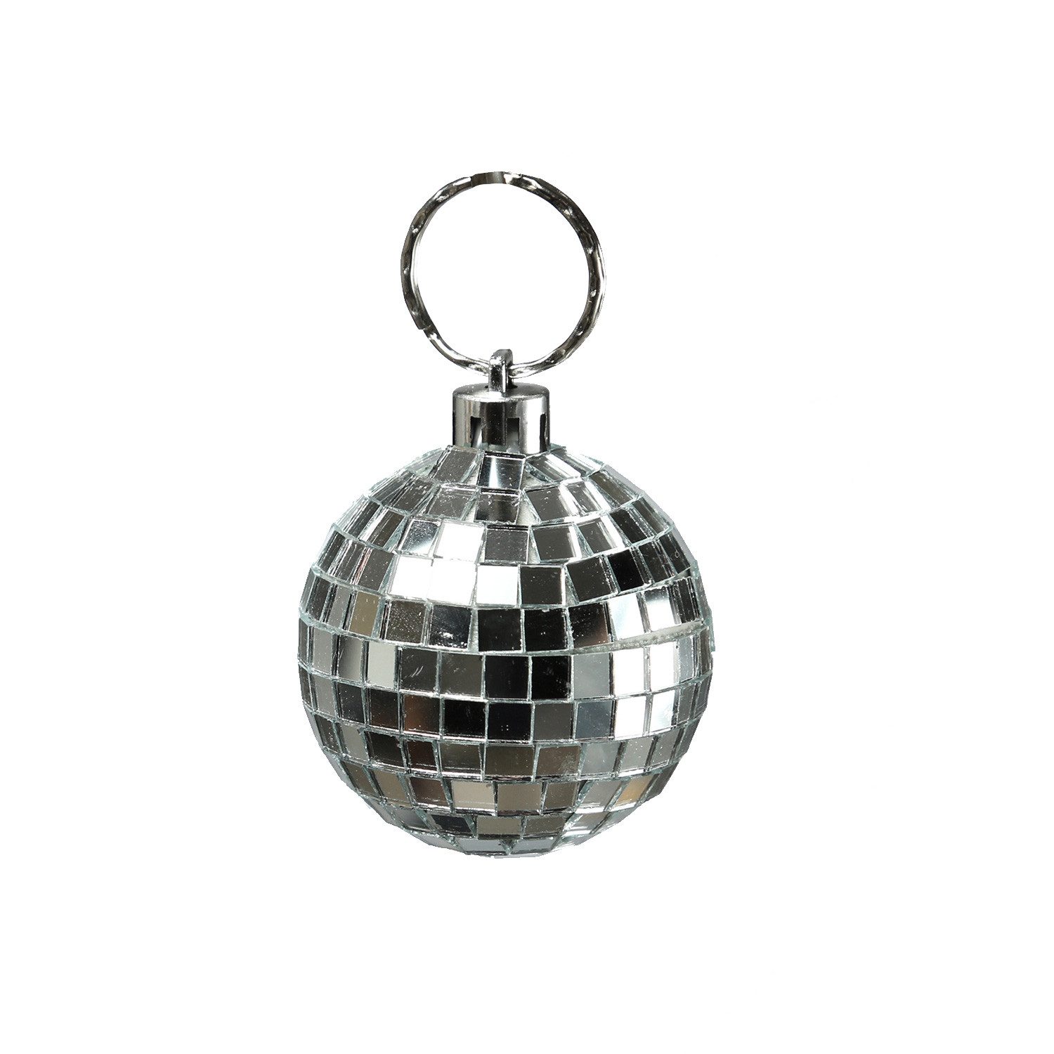 SATISFIRE Discolicht Spiegelkugel 5cm Mini Discokugel coole Party Disko Deko silber