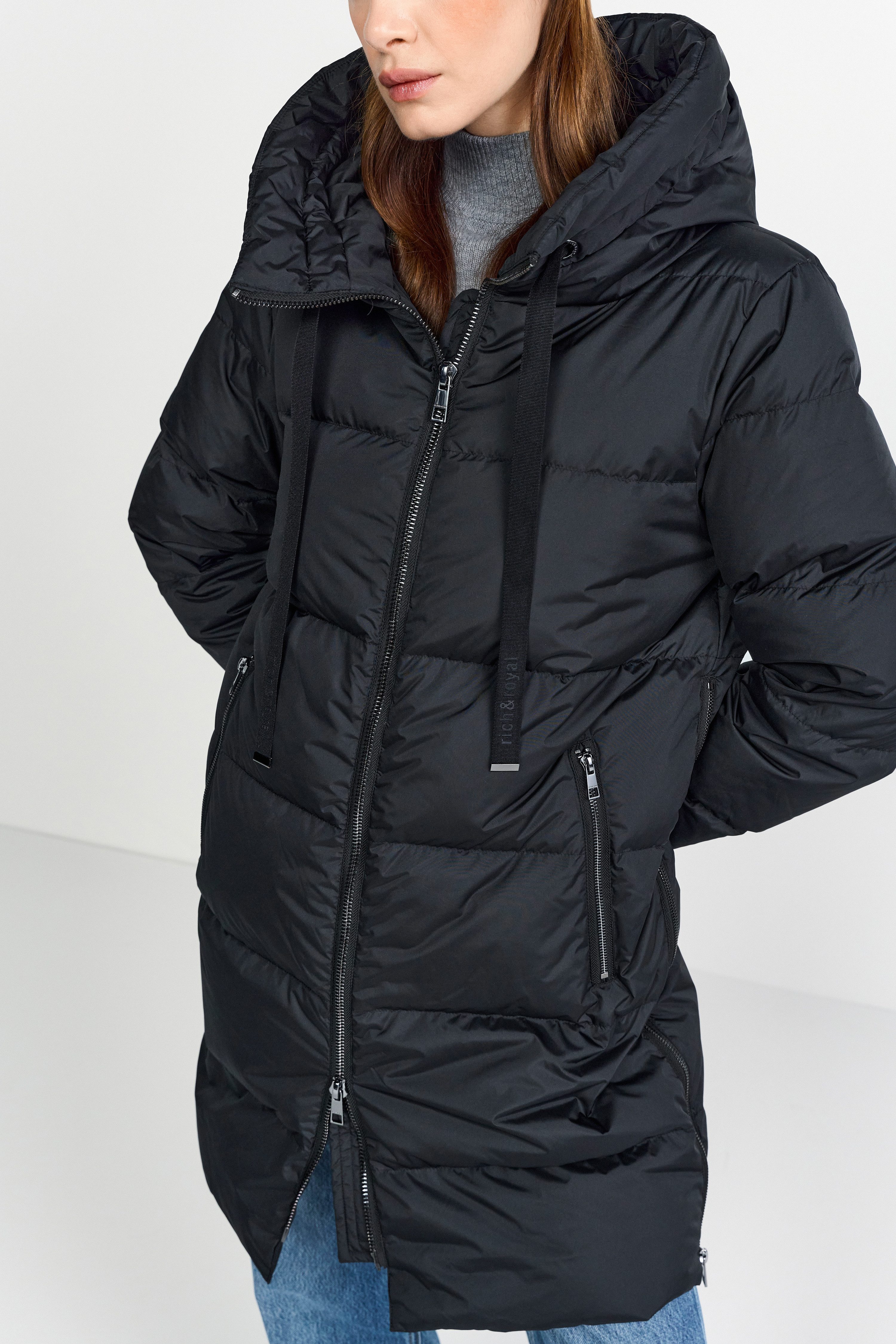 RICHROYAL Steppmantel oversized, mit Reißverschlüssen an günstig online kaufen