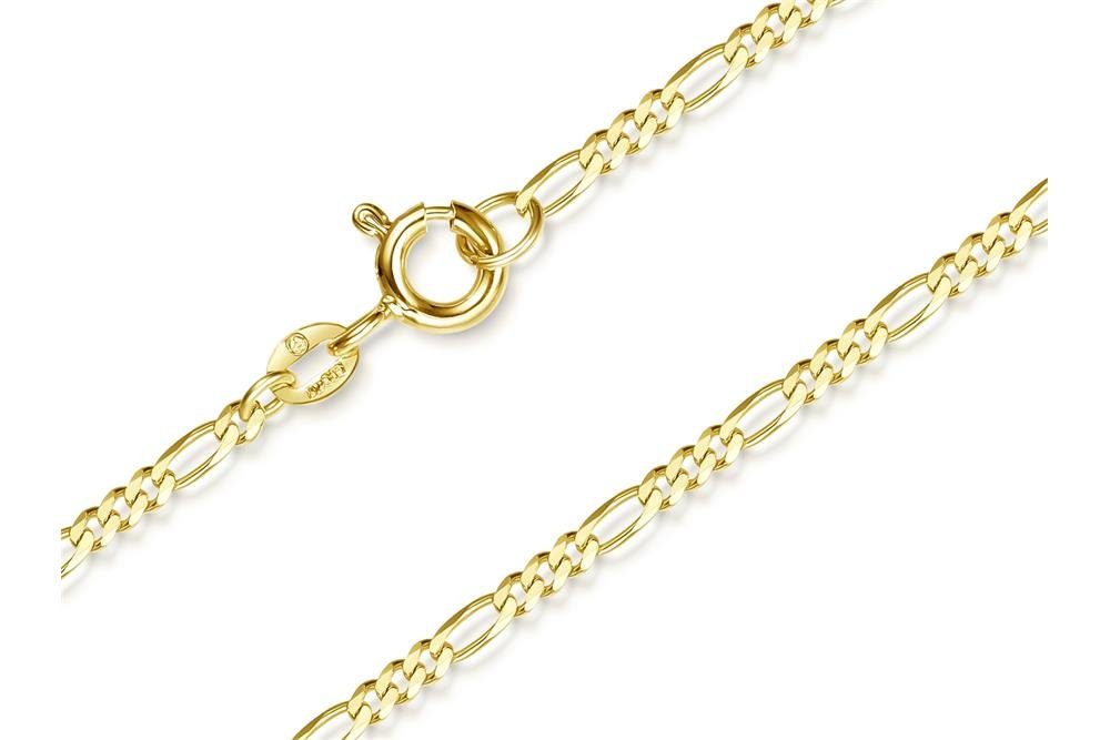 Silberkettenstore Goldarmband Figarokette Armband 2mm - echt 585 Gold, Läng günstig online kaufen