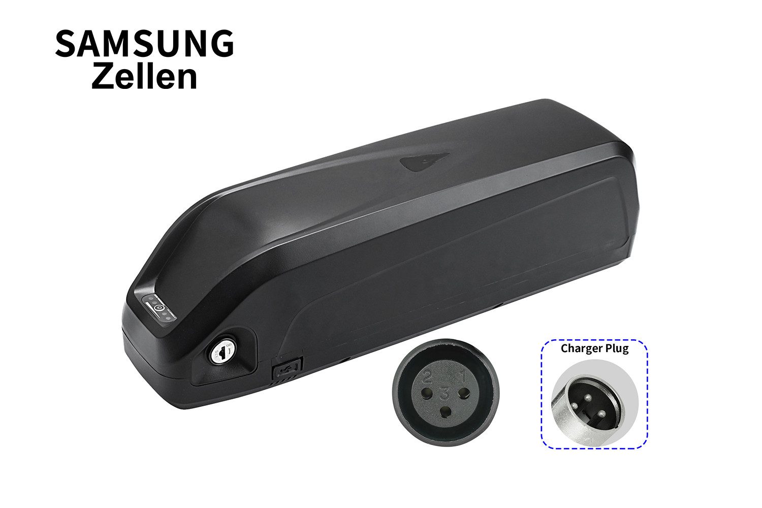 PowerSmart LEB37V13B.916 E-Bike Akku Hailong I-II Rahmen 21Ah 756Wh Samsung Zellen Pedelec Lithium-ion (Li-ion) 21000 mAh (36 V)