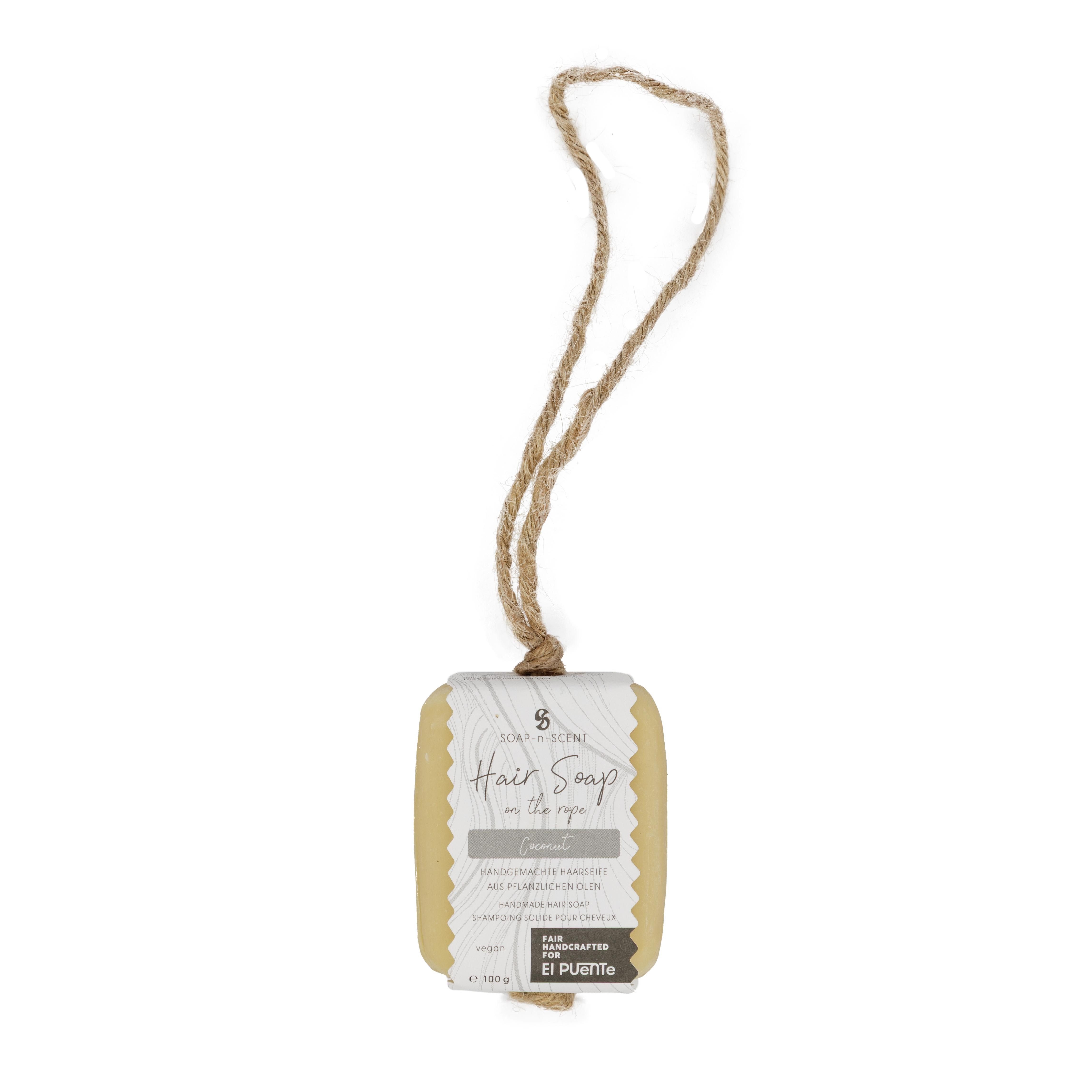 El Puente Handseife Haarseife "Hair Soap on the rope", Handmade