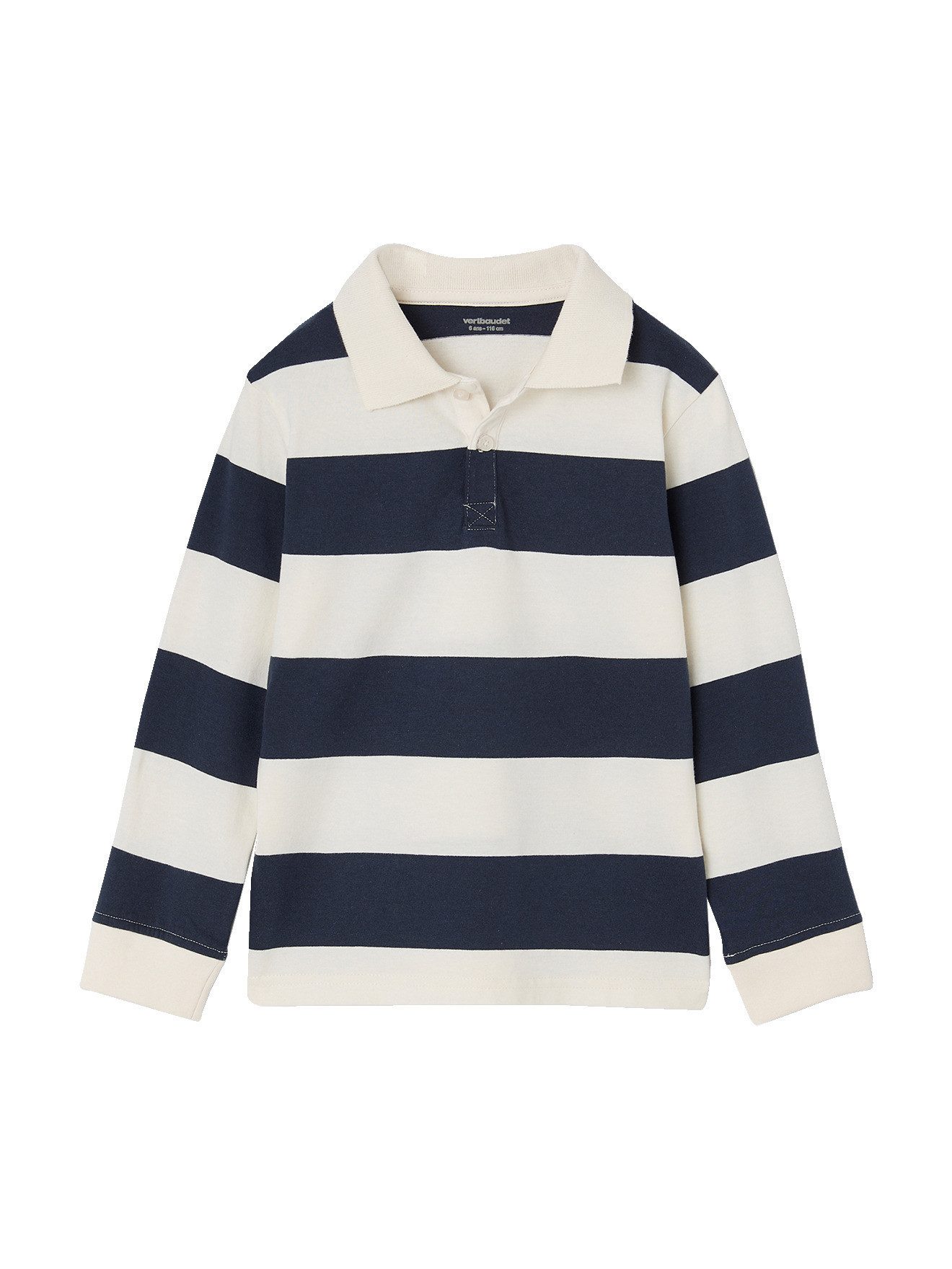 vertbaudet Langarm-Poloshirt Jungen Rugbyshirts 2er-Pack – Bild 2 von 5