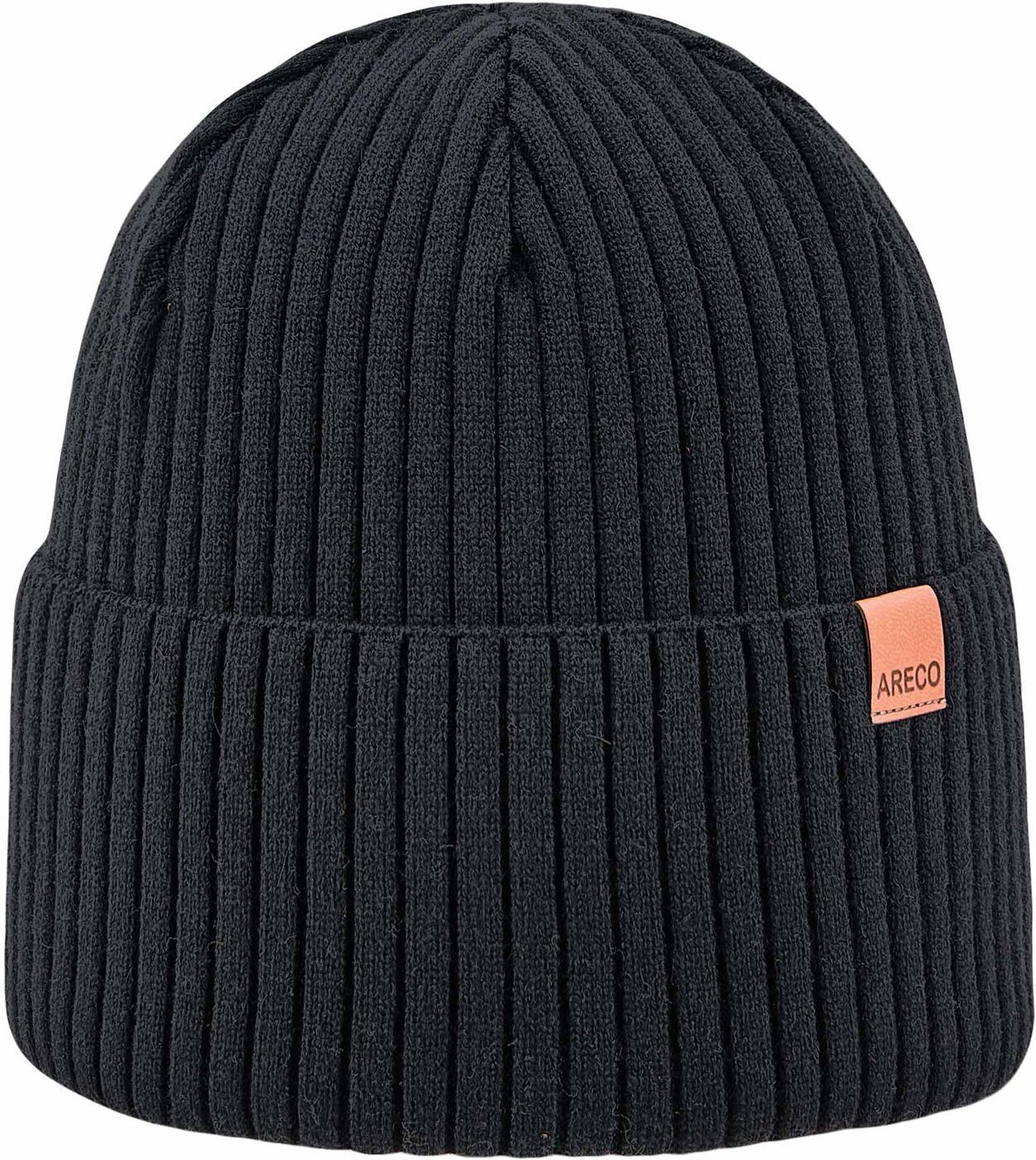 Areco Skimütze Beanie SCHWARZ