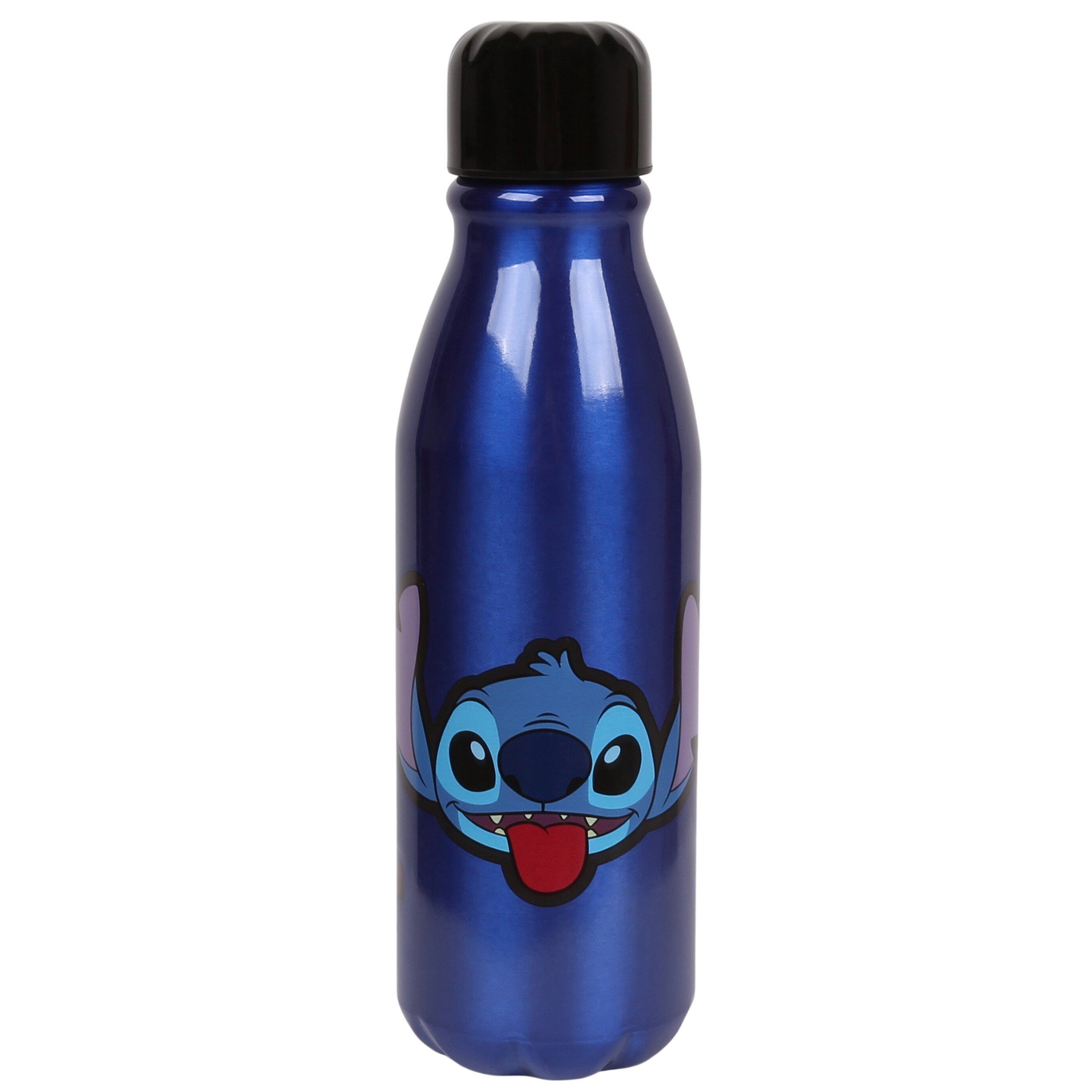 Sarcia.eu Trinkflasche Stitch Disney marineblau Aluminium Trinkflasche 600ml | Trinkflaschen
