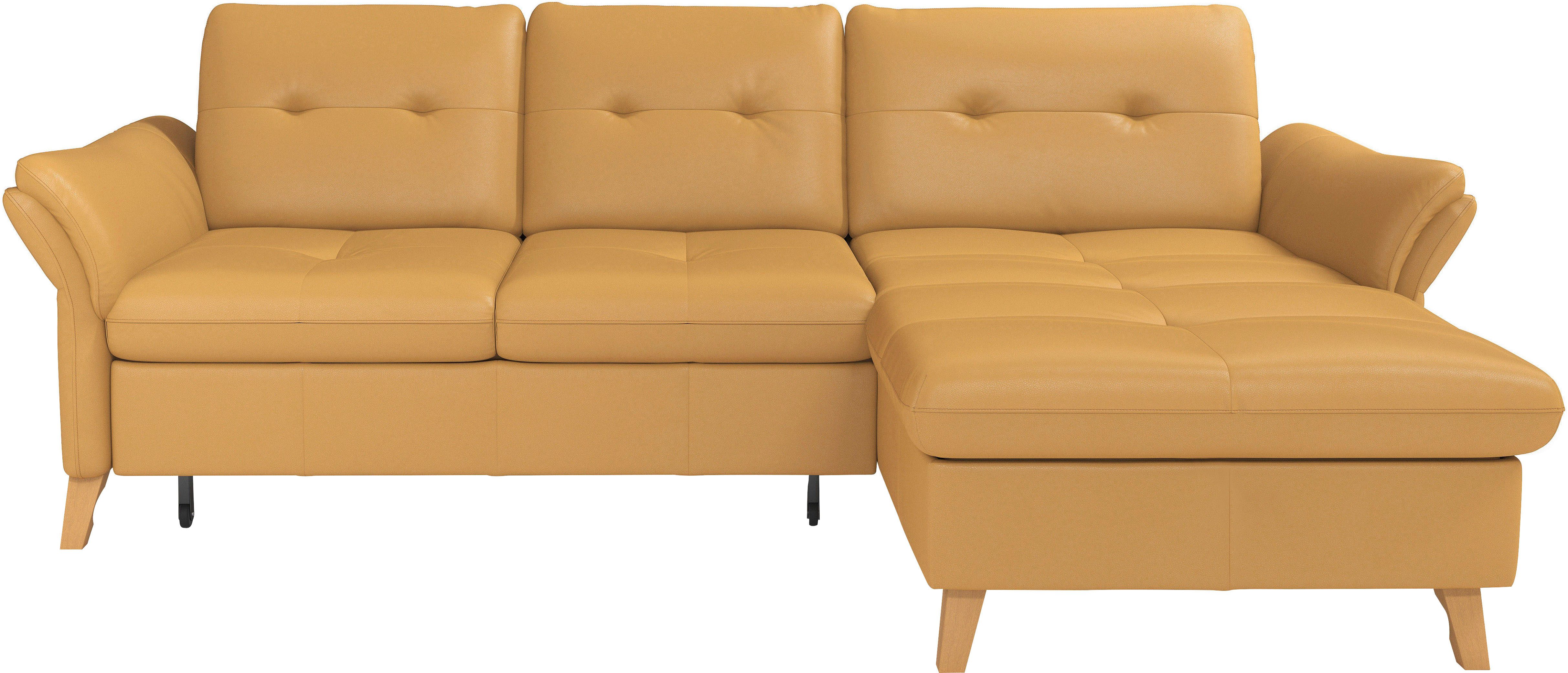 sit&more Ecksofa Göteborg, Sitztiefenverstellung und Federkern, wahlweise mit Bettfunktion