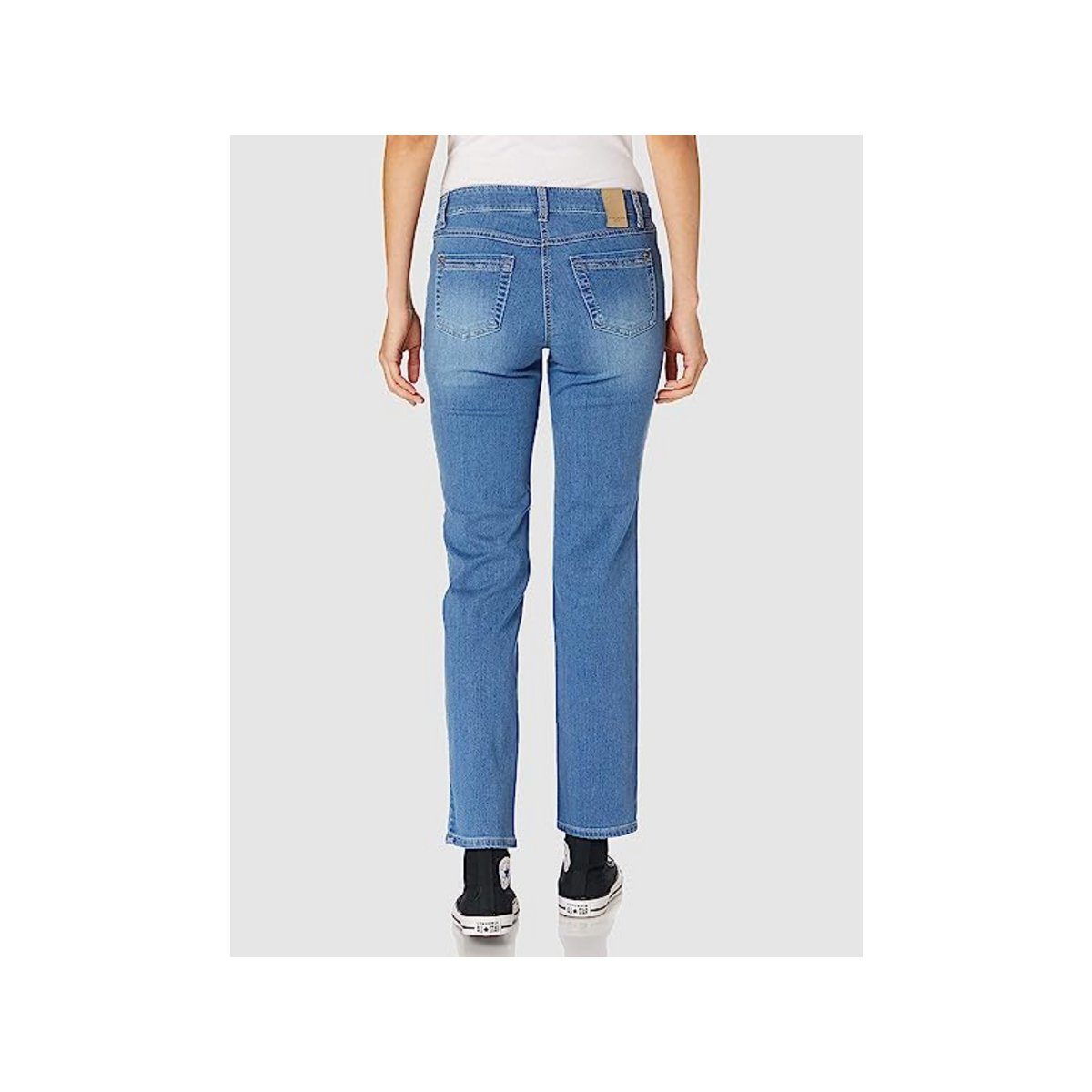 GERRY WEBER 5-Pocket-Jeans blau (1-tlg) DENIM USE MIT 859002 BLUE