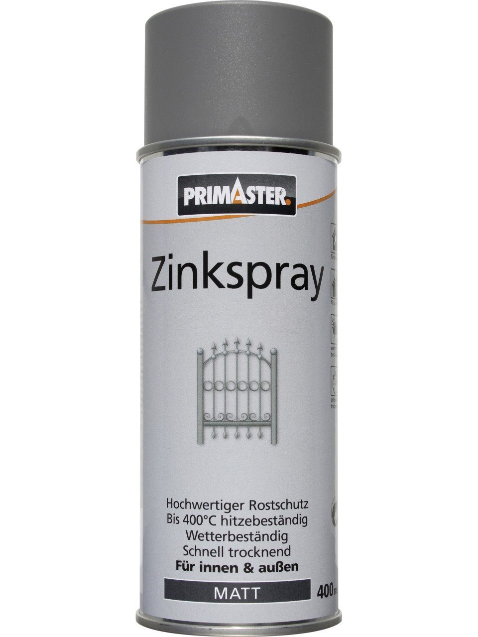 Sprühlack Primaster Zinkspray 400 ml matt