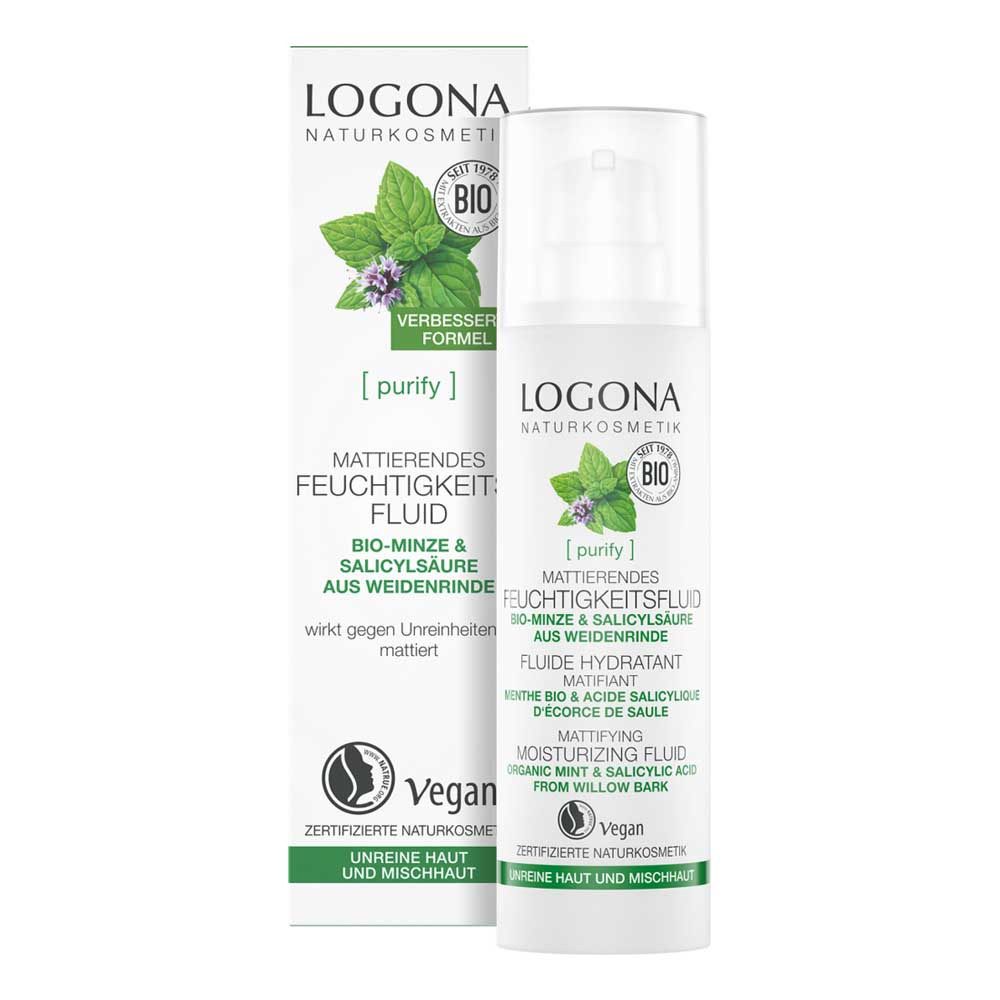 LOGONA Gesichtsfluid Purify - Feuchtigkeitsfluid 30ml