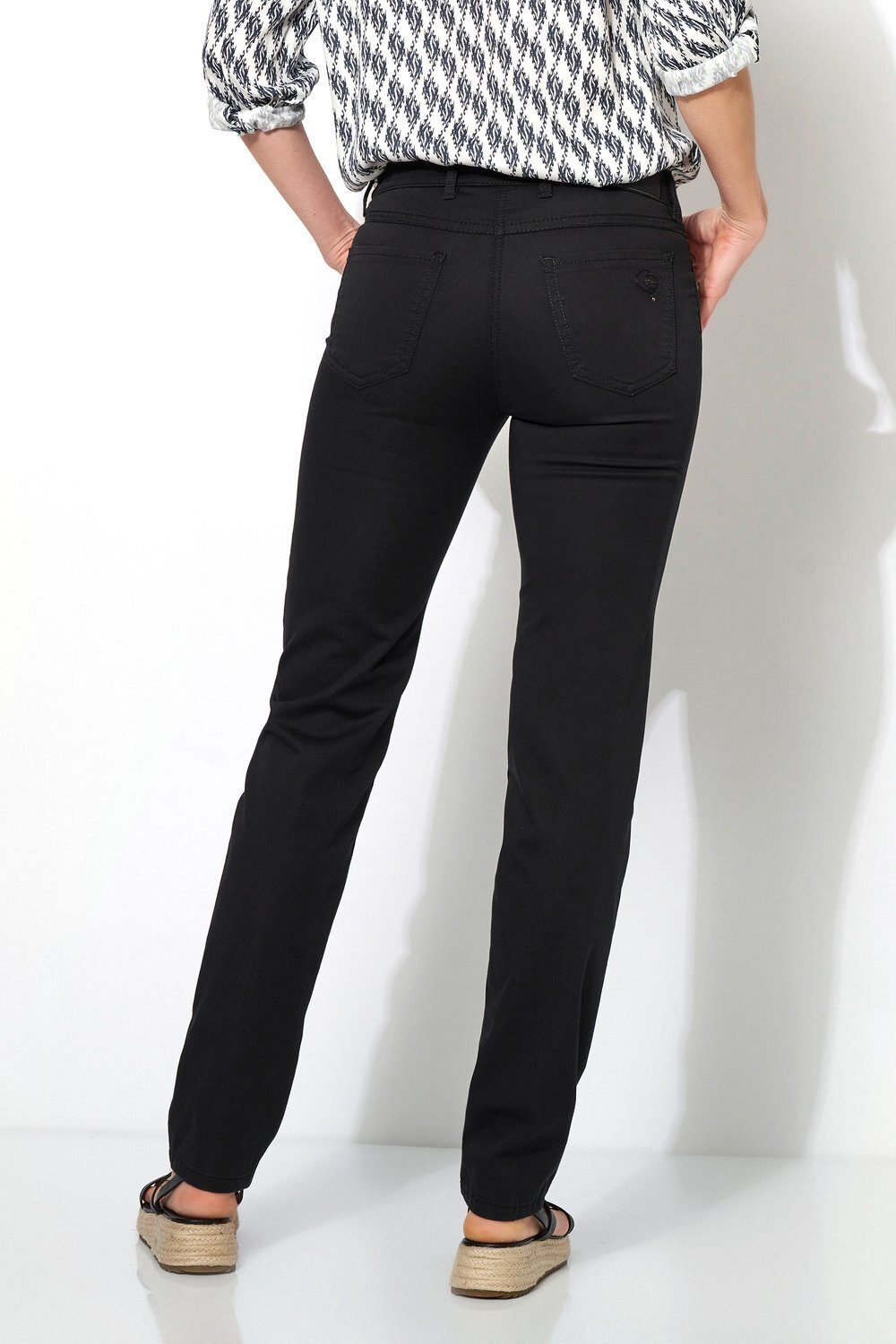 Perfect TONI 5-Pocket-Hose Shape 089 aus softer schwarz - Baumwolle