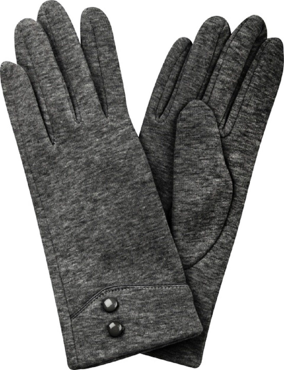 Capelli New York Baumwollhandschuhe Jersey Handschuhe dunkelgrau