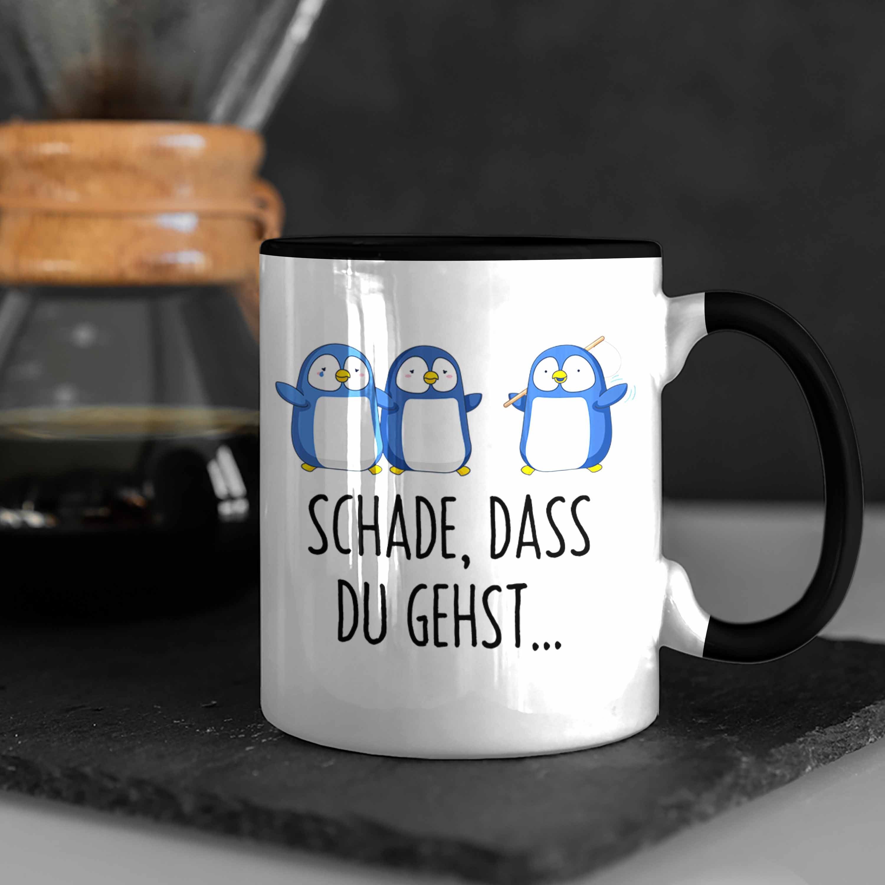 Sprüche Jobwechsel Du Abschied Abschiedsgeschenk Gehst Dass Lustig Tasse - Trendation Job Neuer Tasse Geschenk Kollegin Kollege Schwarz Trendation Schade