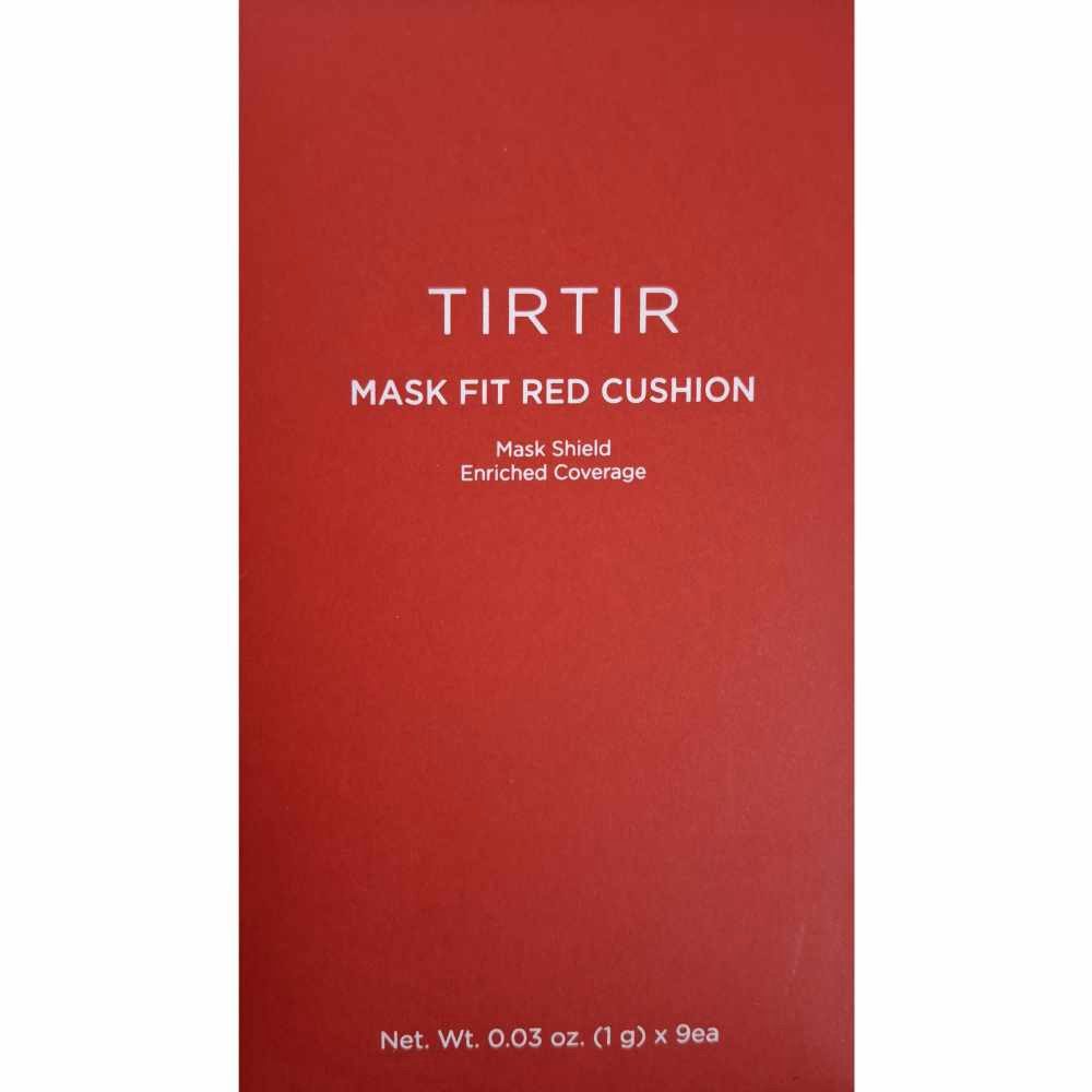 TIRTIR Foundation TIR TIR, Mask Fit Red Cushion - Mask Shield Enriched Coverage, Cushion-Foundation-Kit mit 9 Farbnuancen