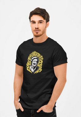 Novux T-Shirt Pablo Escobar Art Herren Tshirt Farbe Schwarz (1-tlg) aus Baumwolle