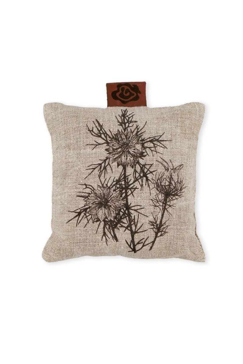Dorothee Lehnen Ароматическая подушка Ароматическая подушка - NIGELLA - naturleinen/dark coffee