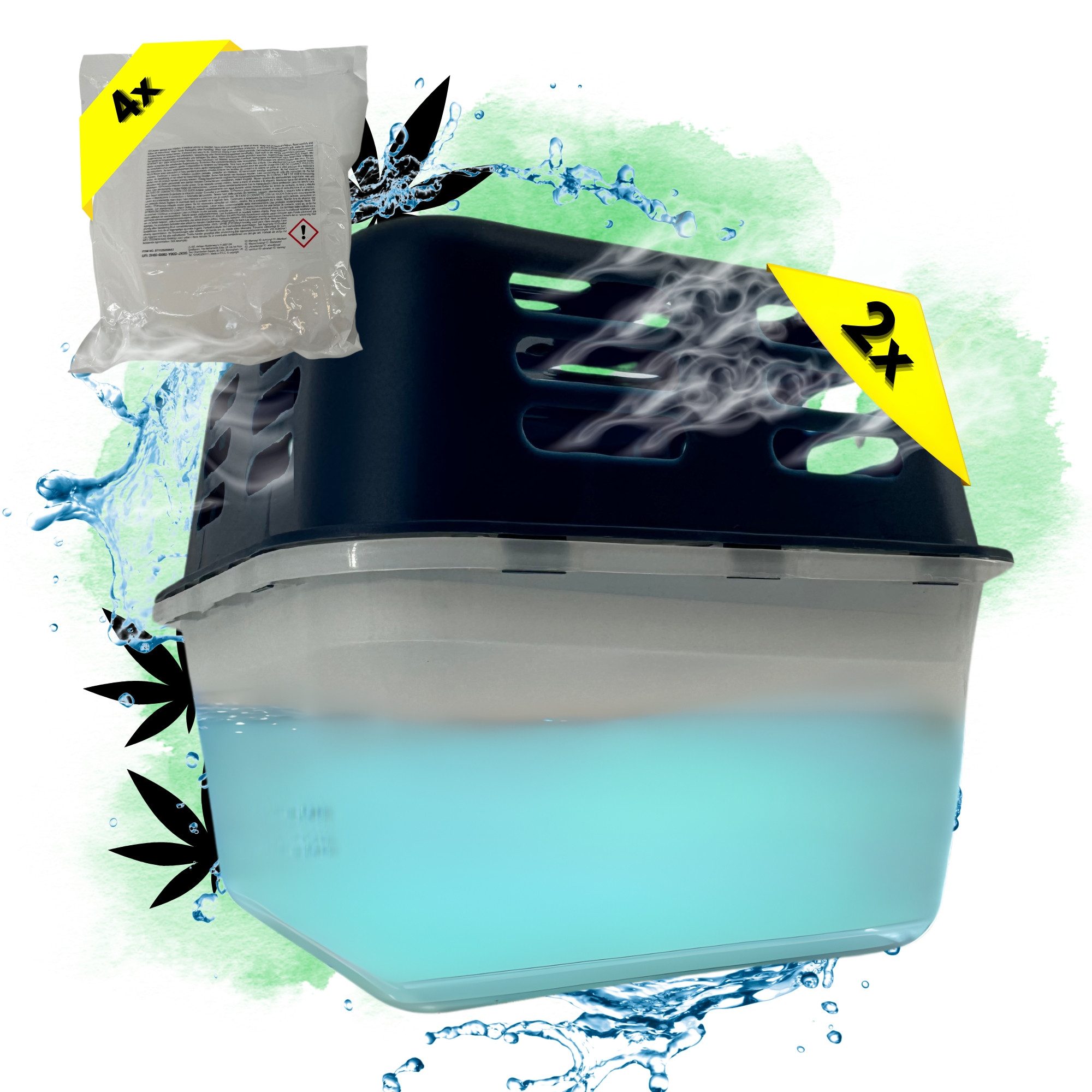 TronicXL Granulat-Luftentfeuchter 2 Luftentfeuchter + 4 günstig online kaufen