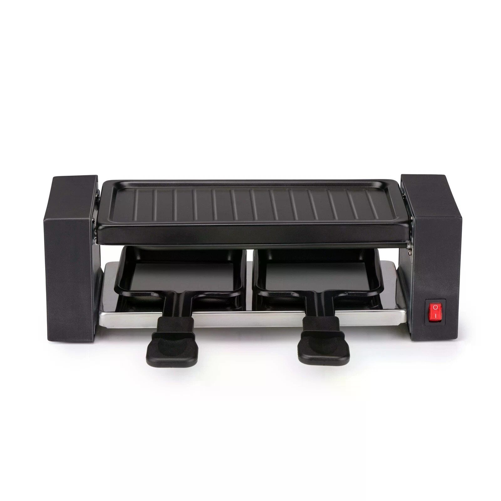 JUNG Raclette Grill für 2 Personen 400W, Alpina, 2 Raclettepfännchen, Kompakt & mobil, vielseitig nutzbar