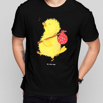 Mr. & Mrs. Panda T-Shirt Küken Wanderer - Schwarz - Geschenk, Osternest, Männer, Grüße, Ostern (1-tlg)