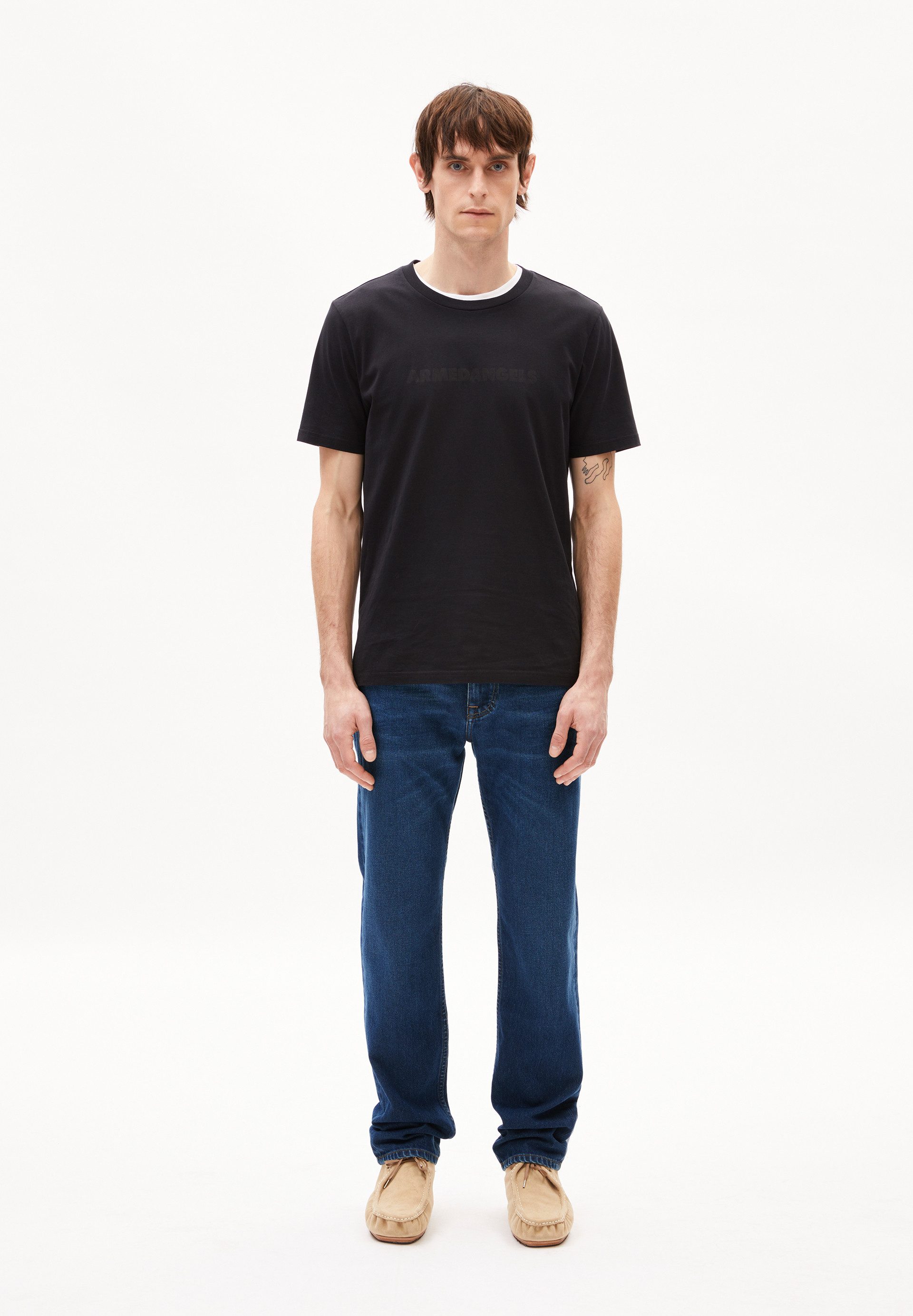 Armedangels Straight-Jeans DYLAANO Slim Straight Jeans recycelte Baumwolle (Non-Stretch, Regular Fit) Mid waist