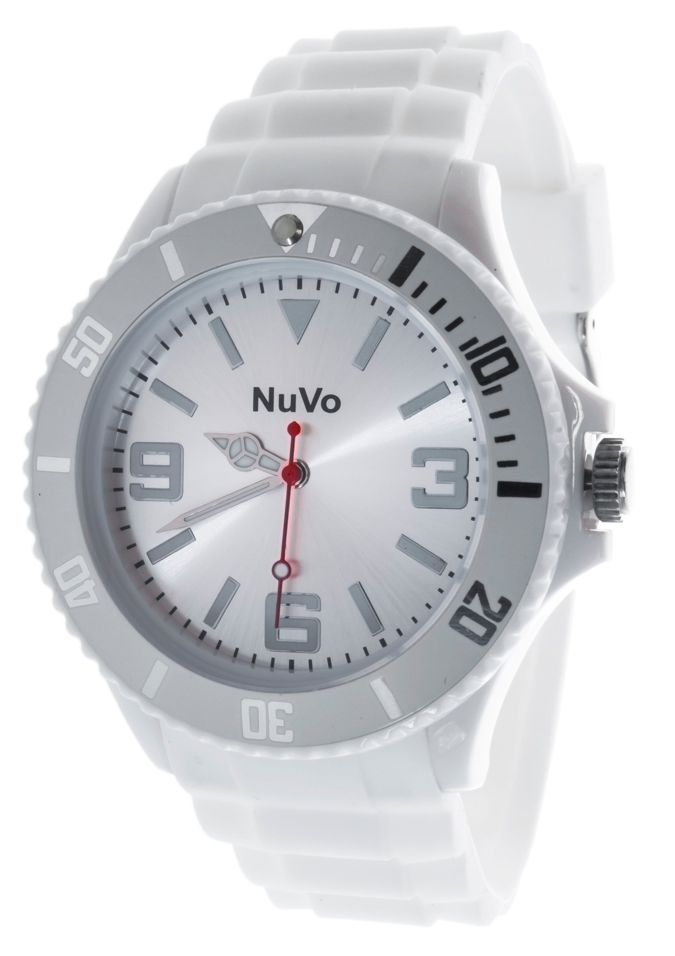 sportlichem mit Quarzuhr Armbanduhr Modische Nuvo Unisex Design