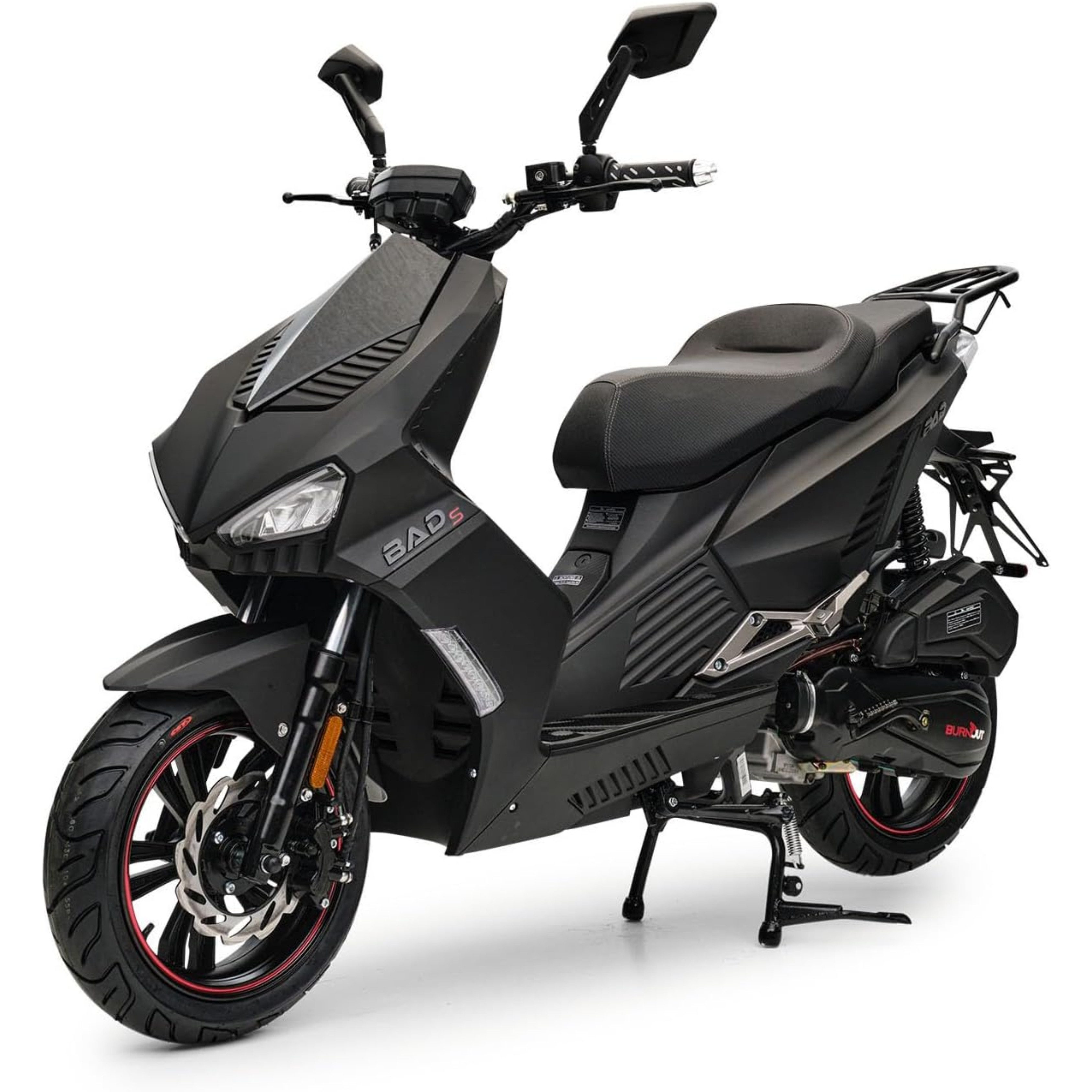 Motorroller BAD s Motorroller Motorrad in Grau oder Schwarz