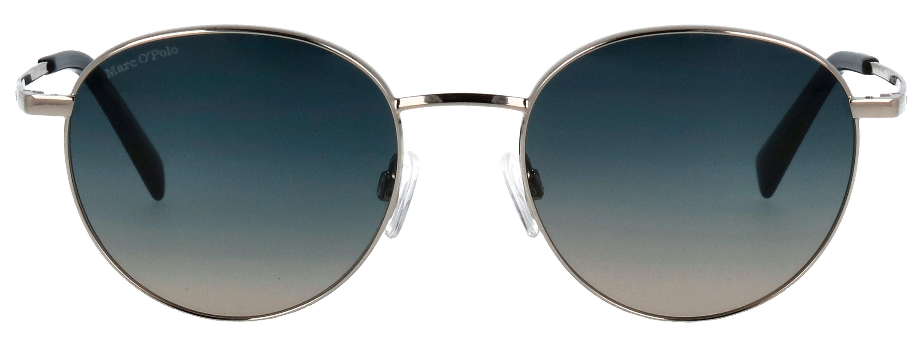 Marc O'Polo Sonnenbrille Modell 505123 Form Panto, Logoschriftzug auf Bügel, Metallfassung
