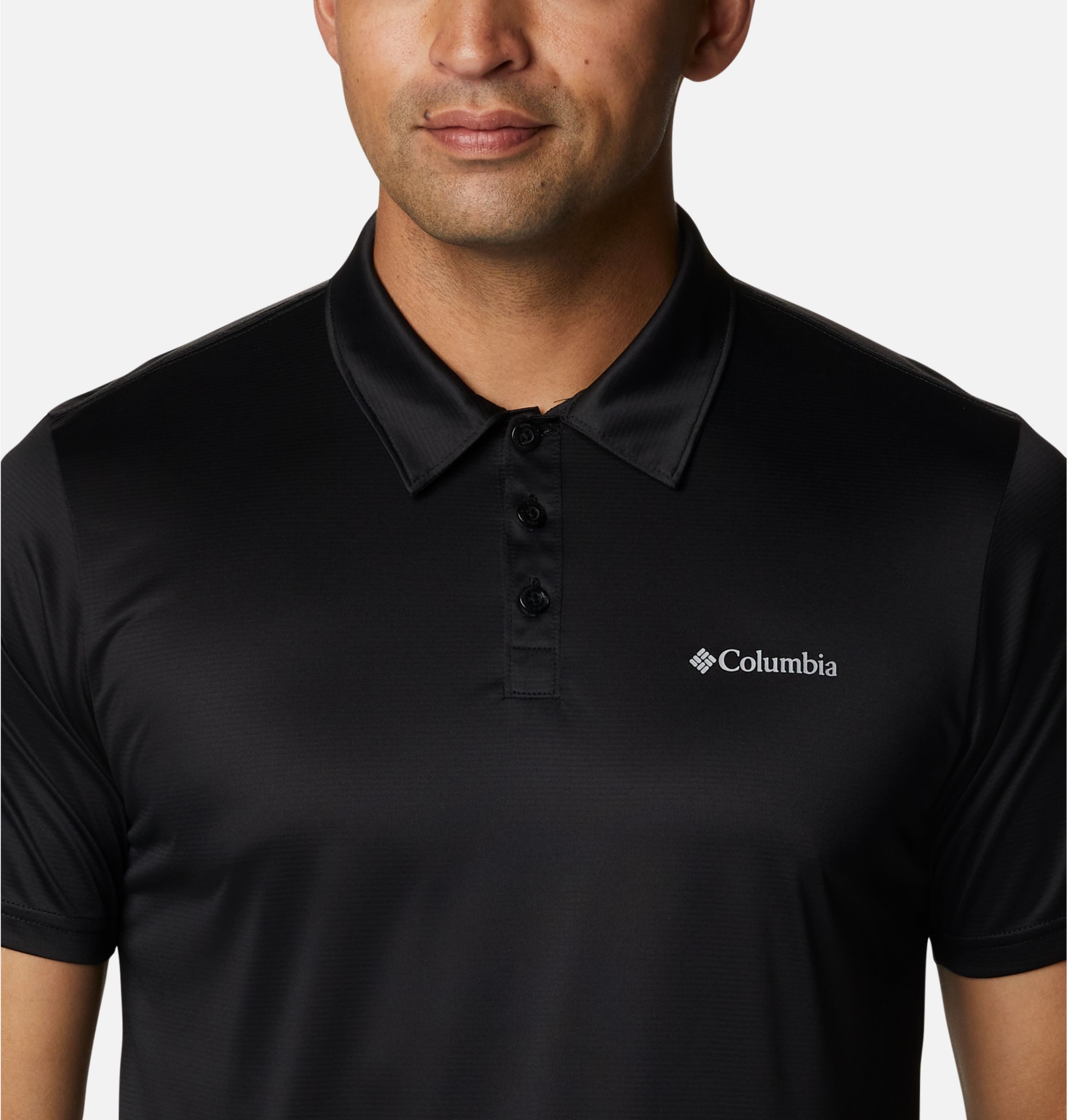 Columbia Poloshirt Columbia Hike Polo Kurzarm-Design, mit Polokragen und Rundhals, aus Polyester – Bild 4 von 4