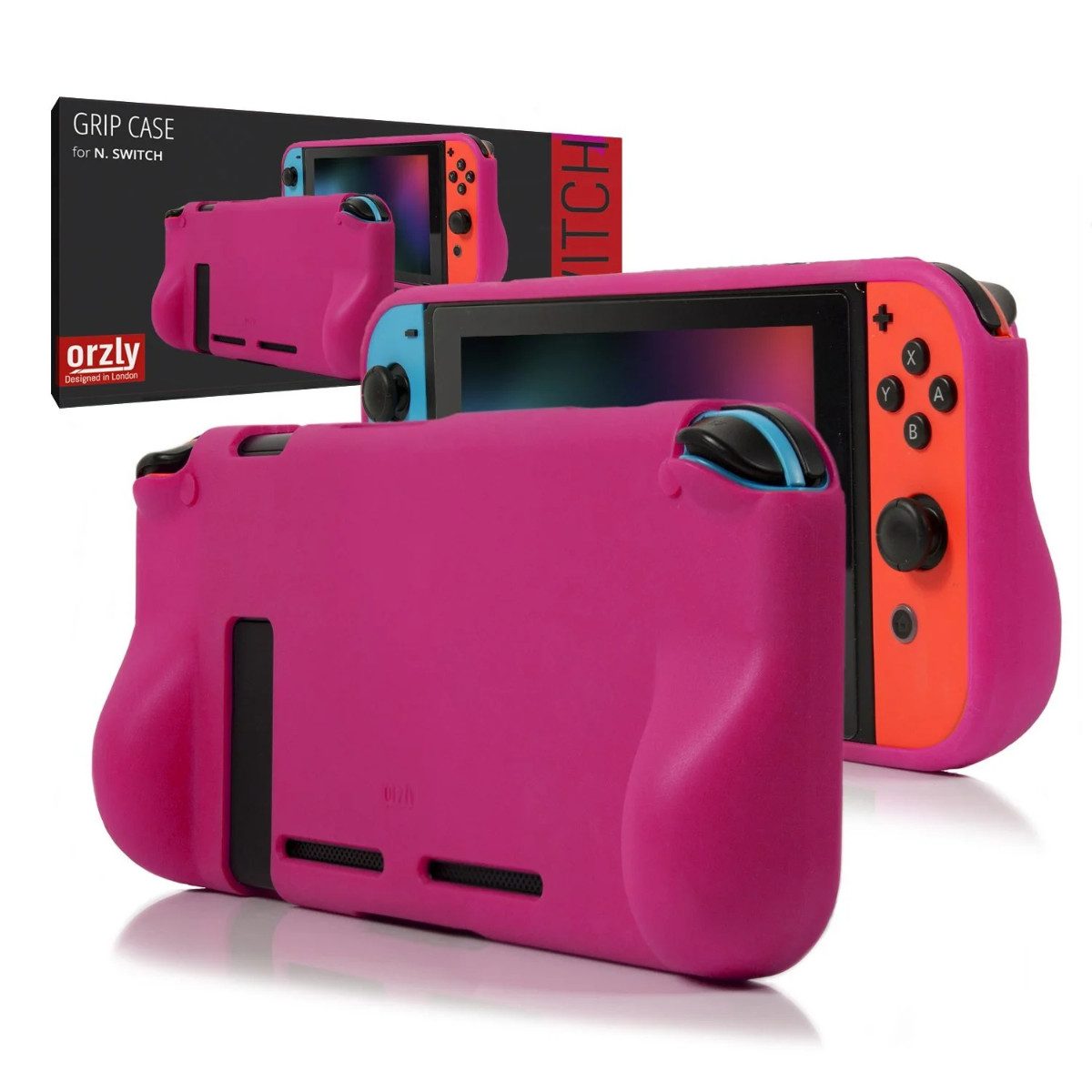 Orzly Nintendo-Schutzhülle Schutzhülle aus stoßfestem TPU kompatibel mit Nintendo Switch