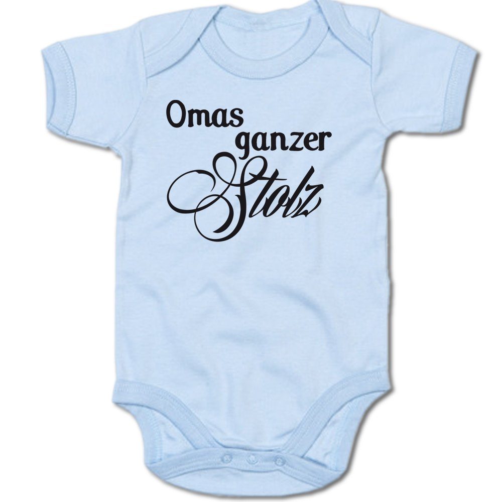 Ggraphics Kurzarmbody Baby Body Omas ganzer Stolz mit Spruch