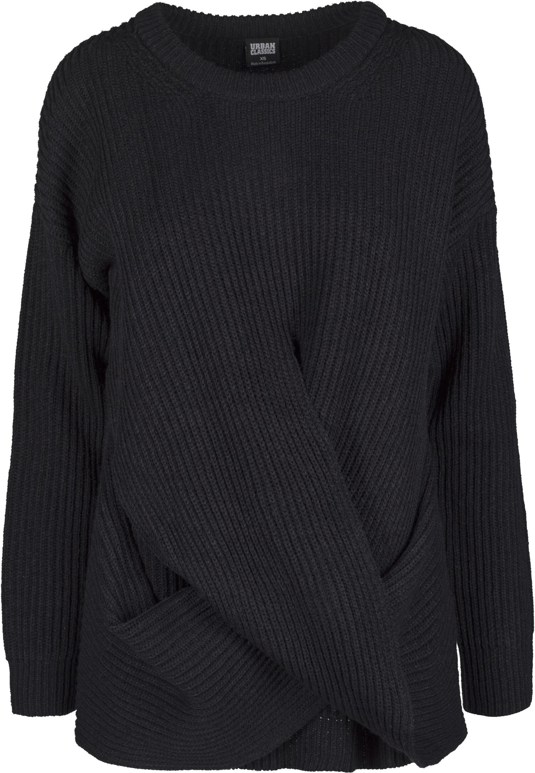 URBAN CLASSICS Sweatshirt Urban Classics Damen Ladies Wrapped Sweater (1-tlg)