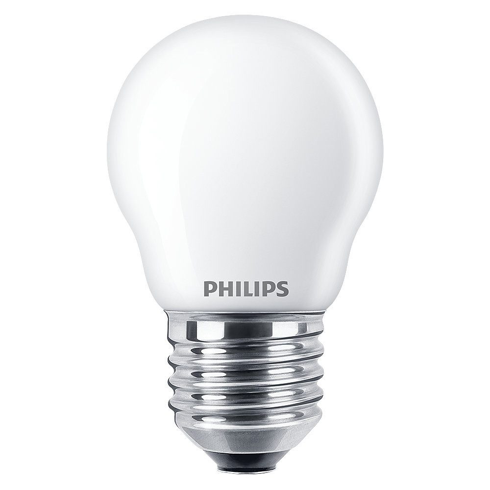 Philips LED-Leuchtmittel 76347300 LEDClassic 40W P45 E27 WW FR ND LED-Leuchtmittel, Sockel E27, warmweiß