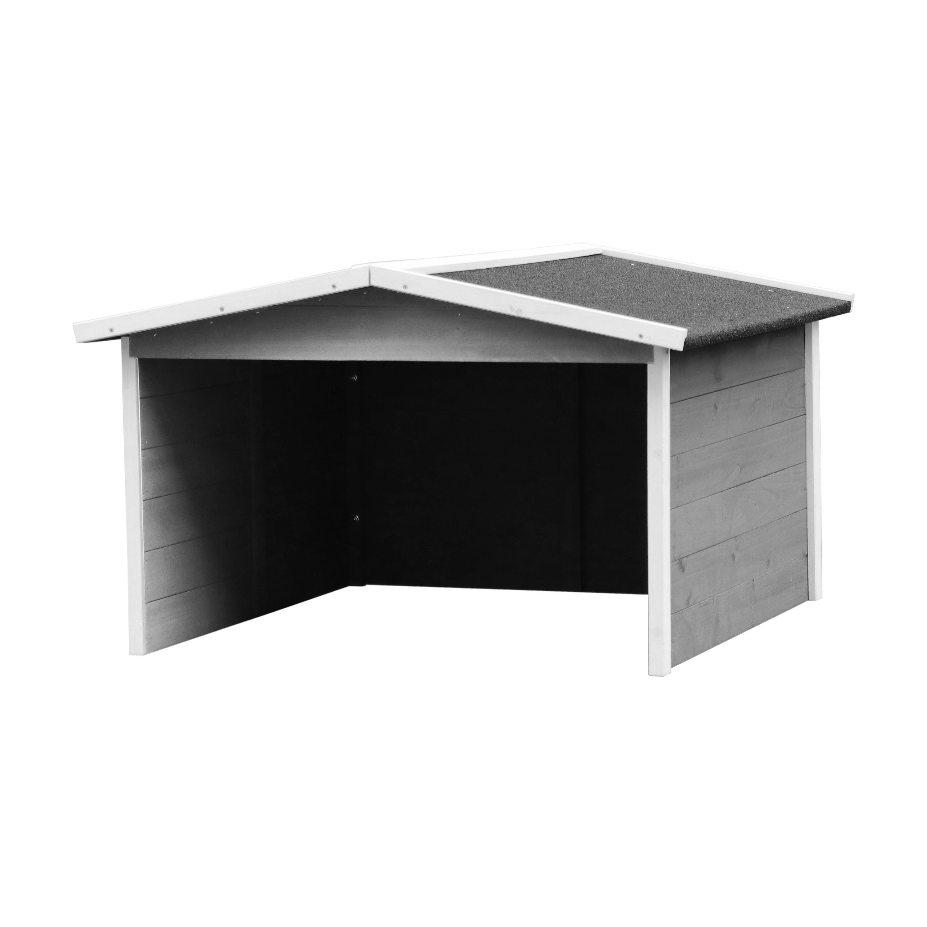 HTI-Living Mähroboter-Garage Rasenmähergarage Wilbur, BxTxH: 87x80x50 cm, für Mähroboter, (Stück, 1-St., 1 Rasenmähergarage), Garage für Mähroboter
