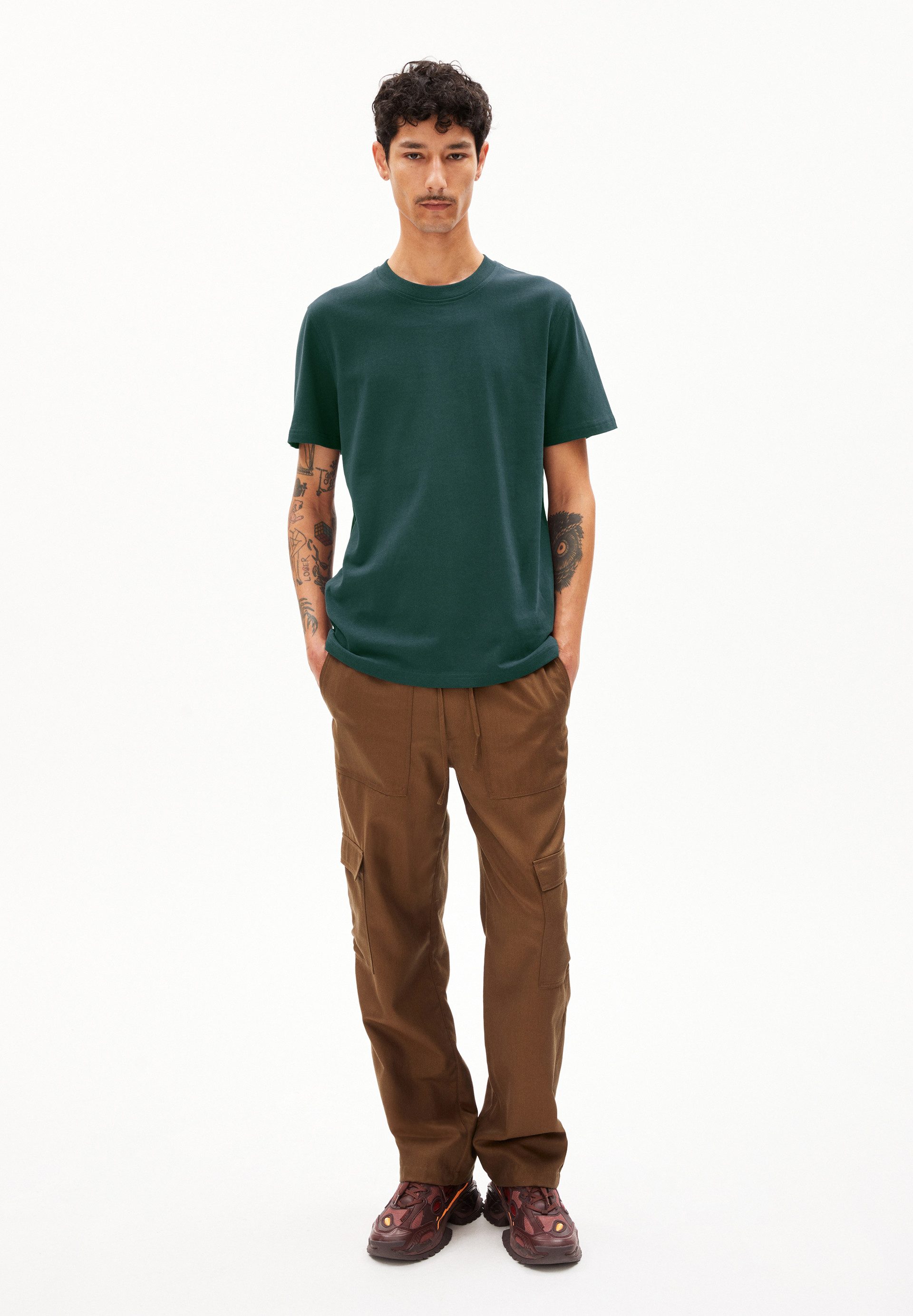 Armedangels T-Shirt MAARKOS (Relaxed Fit) Rundhalsausschnitt günstig online kaufen
