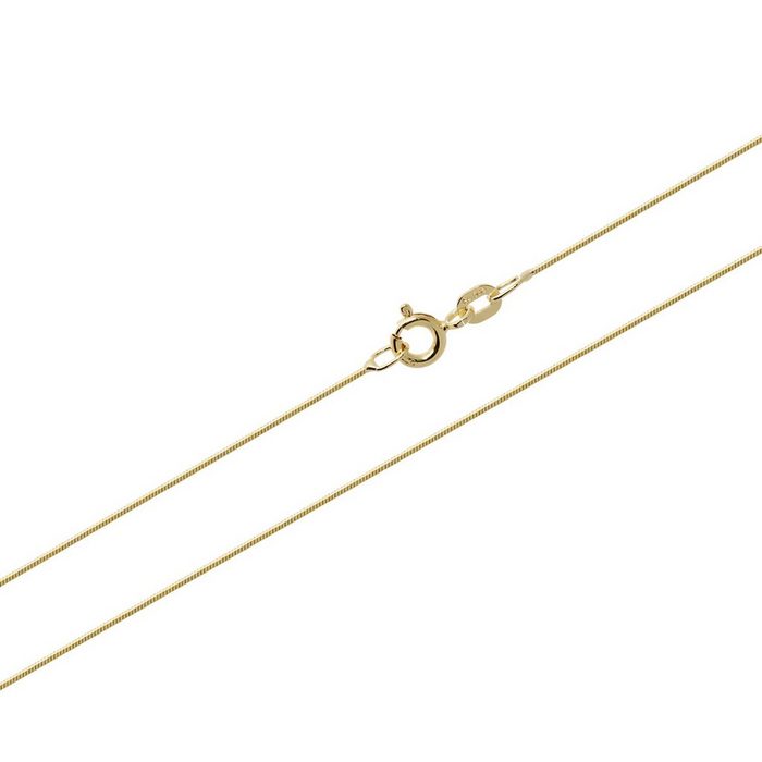 NKlaus Goldkette 40cm Schlangenkette 585 Gelbgold Halskette Diamant Diamantiert